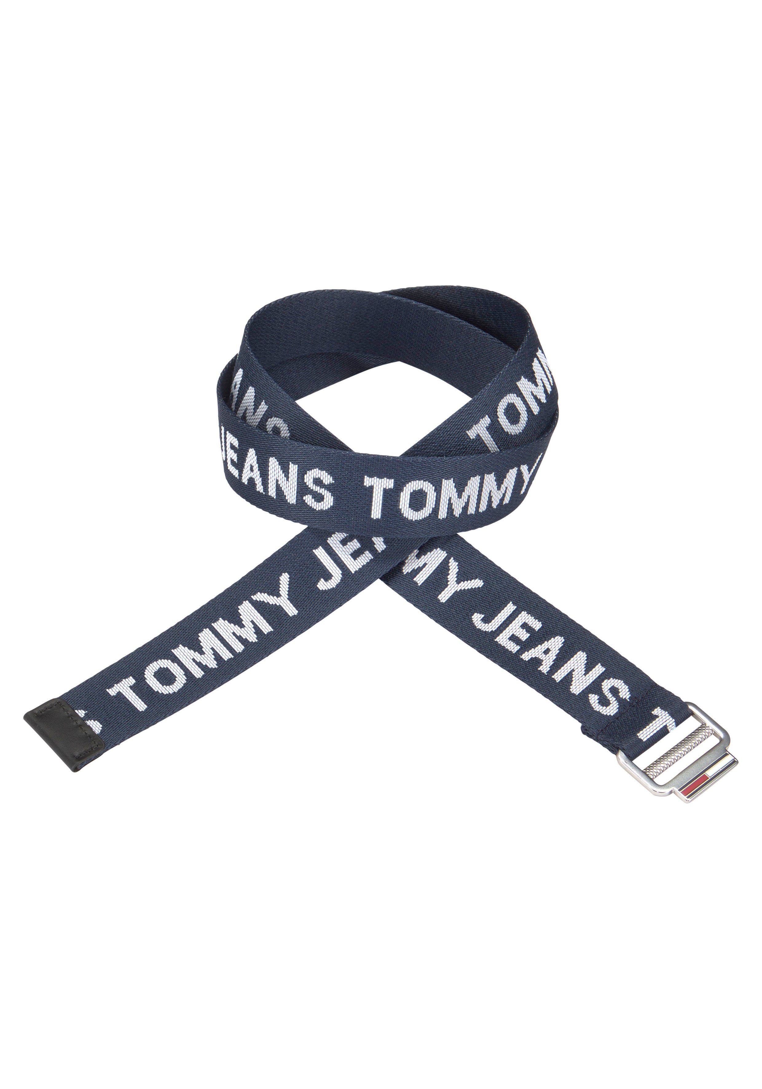 Tommy Jeans Stoffgürtel TJM Baxter Jeans mit Tommy Schriftzug durchgängigem
