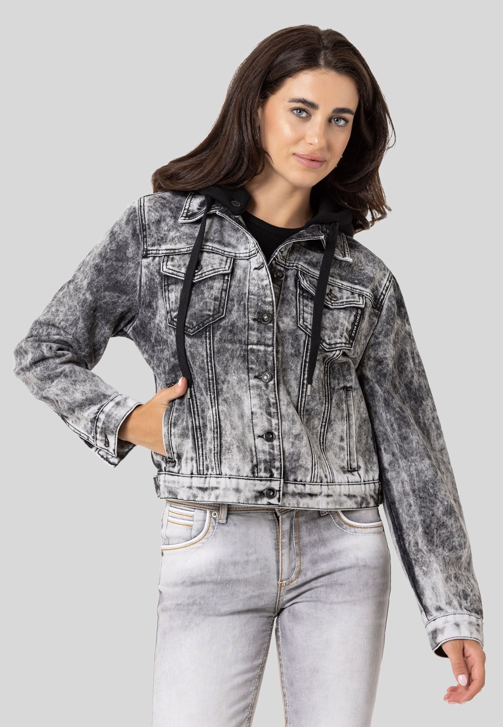Cipo & Baxx Jeansjacke Jacken im washed Look günstig online kaufen