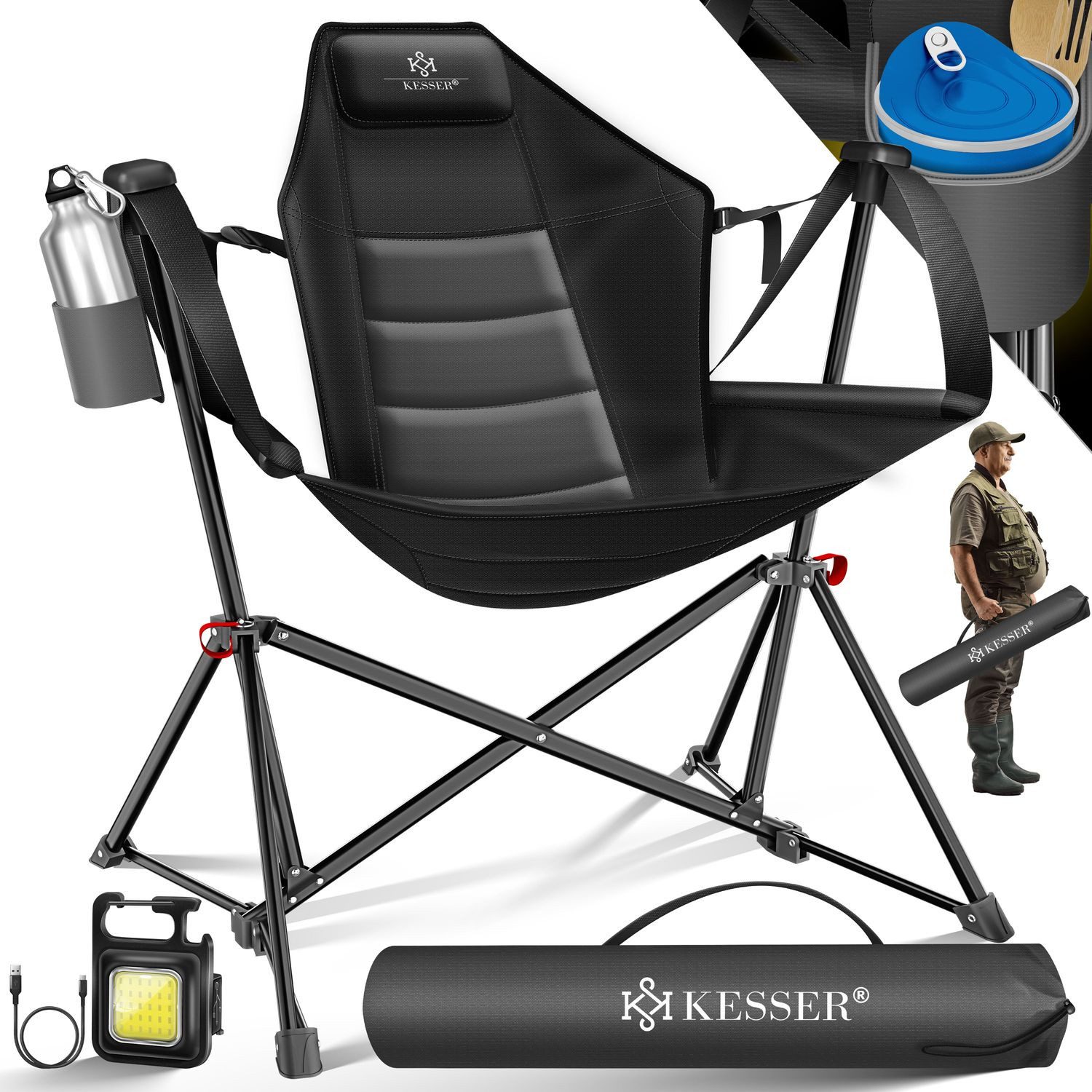 KESSER Campingstuhl, faltbar bis 160 kg günstig online kaufen