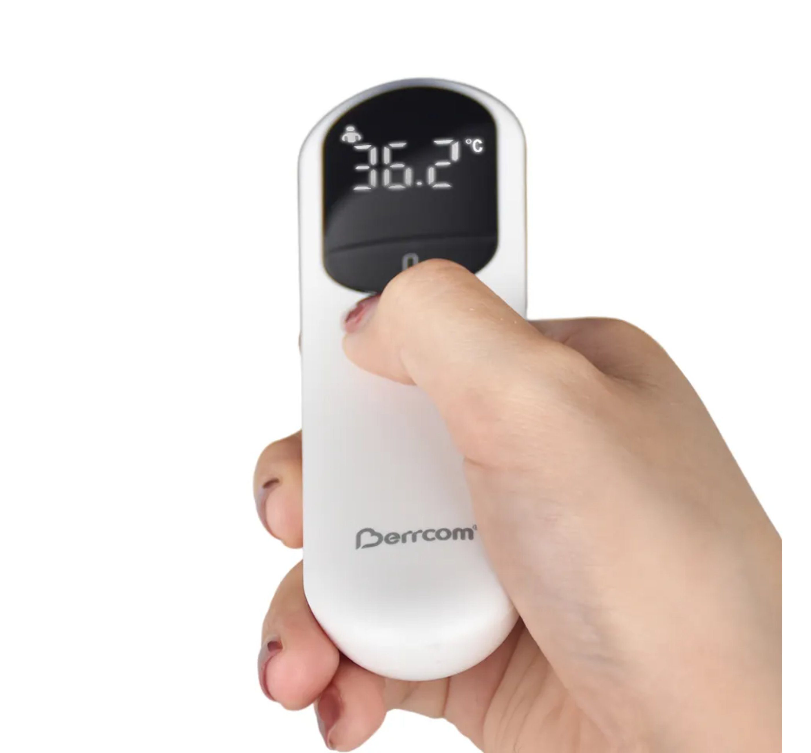 Berrcom Stirn-Fieberthermometer Berührungsloses Anwendungsbereich: Infrarot-Digitalthermometer ~80℃ 3 medizinisch, die Stirn, 32 Sätze, 0℃ Farben, für Speicher