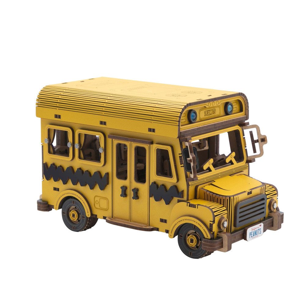 Pantasy Modellbausatz Die Peanuts Puremind Bauset School Bus