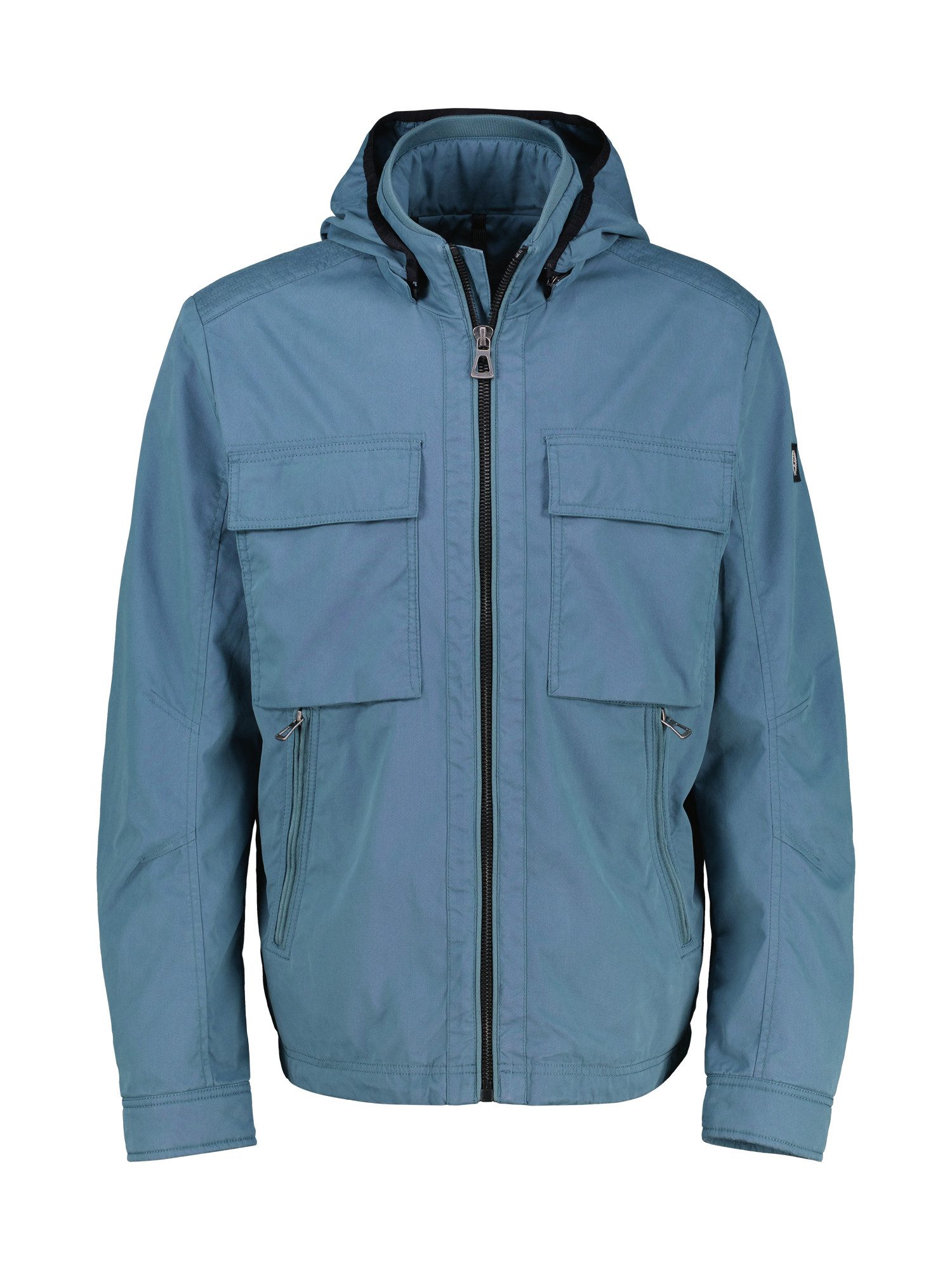 Outdoorjacke Blouson mit abnehmbarer Kapuze