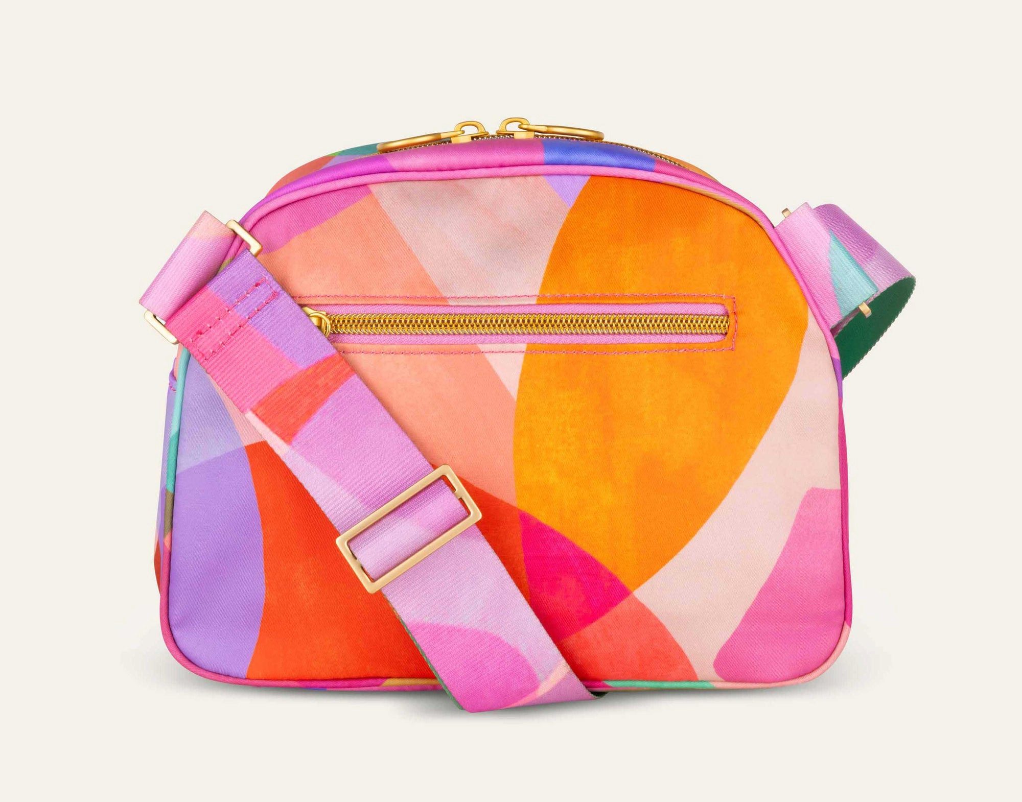 Oilily Schultertasche Solo Shoulder Bag Sassy Circles Prism Pink
