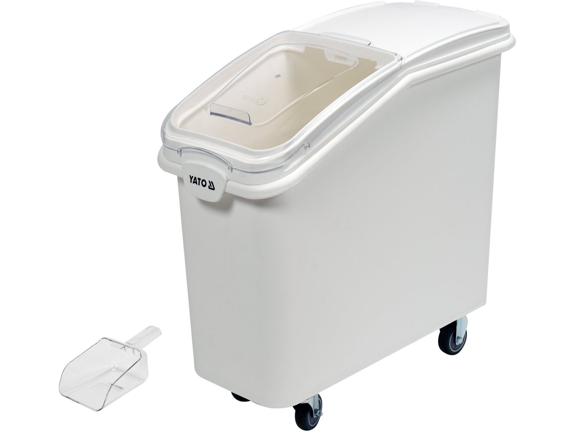 Yato Gewürzbehälter Rollbehälter für Schüttgüter, Zutatenbehälter 81L, Mehl, Zucker etc., Kunststoff, (Rollbehälter für Schüttgüter, Zutatenbehälter 81L, Mehl, Zucker etc., Rollbehälter für Schüttgüter, Zutatenbehälter 81L, Mehl, Zucker etc)