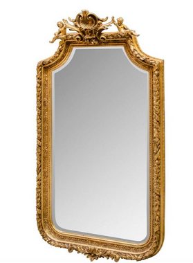 Casa Padrino Barockspiegel Barock Spiegel mit goldenen Rahmen 100 x H. 175 cm - Antik Stil Möbel