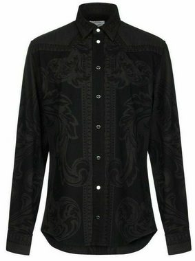 VERSACE COLLECTION Outdoorhemd VERSACE COLLECTION MEN ICONIC CULT PRINTED DENIM HEMD SHIRT 42 XXL