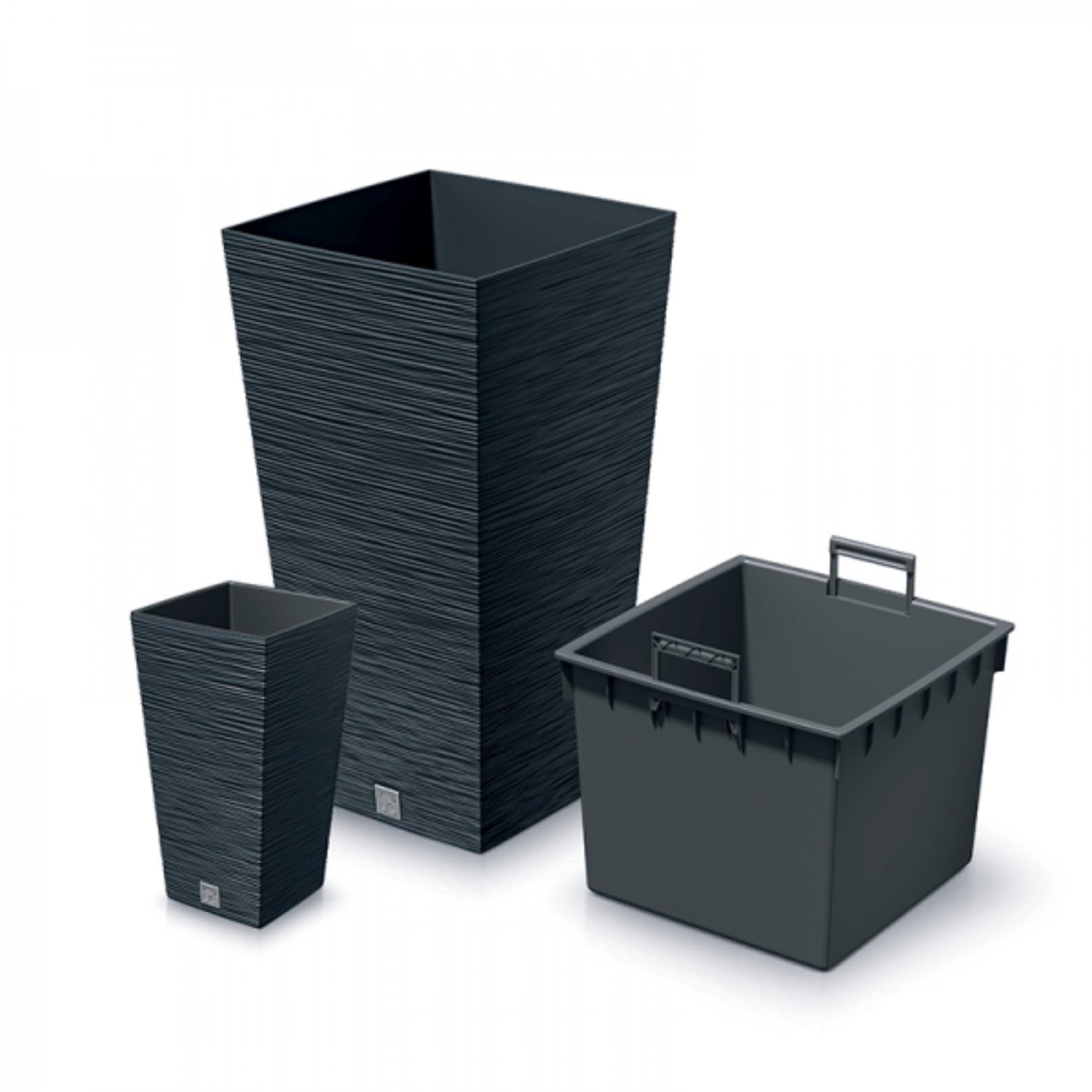 Prosperplast Blumentopf, Furu Square Quadratisch Pflanzgefäß günstig online kaufen