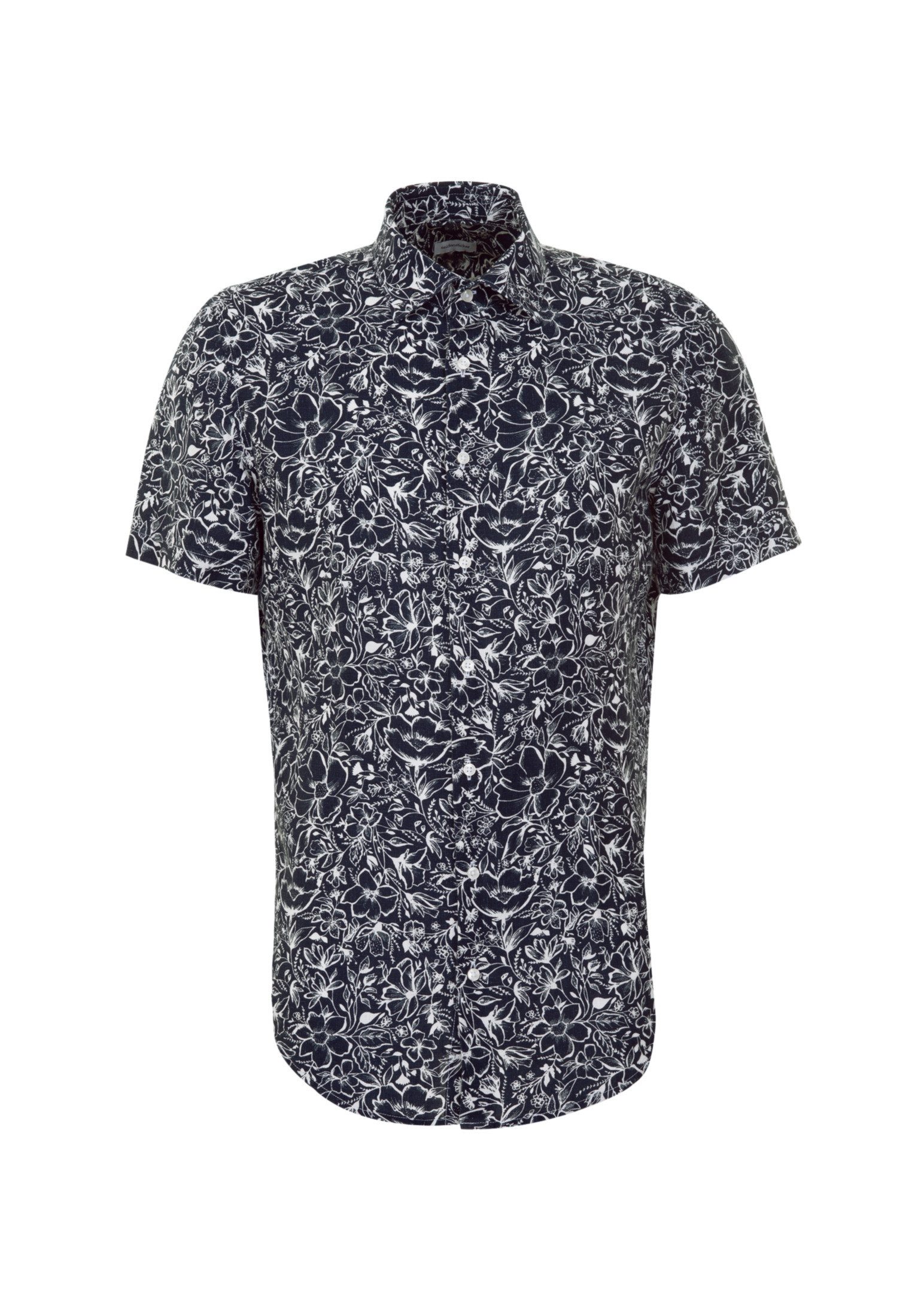 seidensticker Businesshemd Slim Slim 1/2 Kentkragen Floral