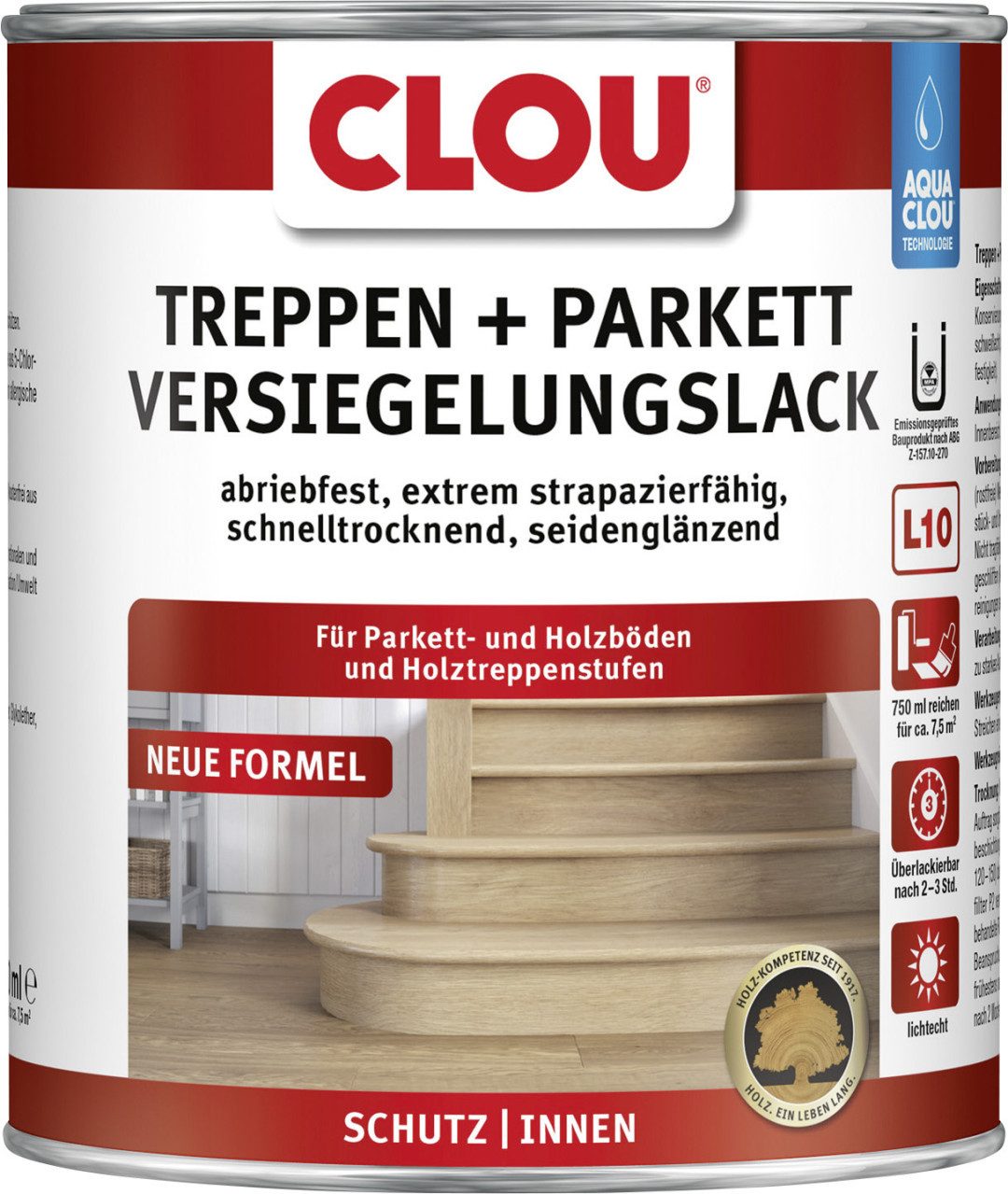 Aqua Clou Lack Aqua Clou Treppen- & Parkettlack 750 ml