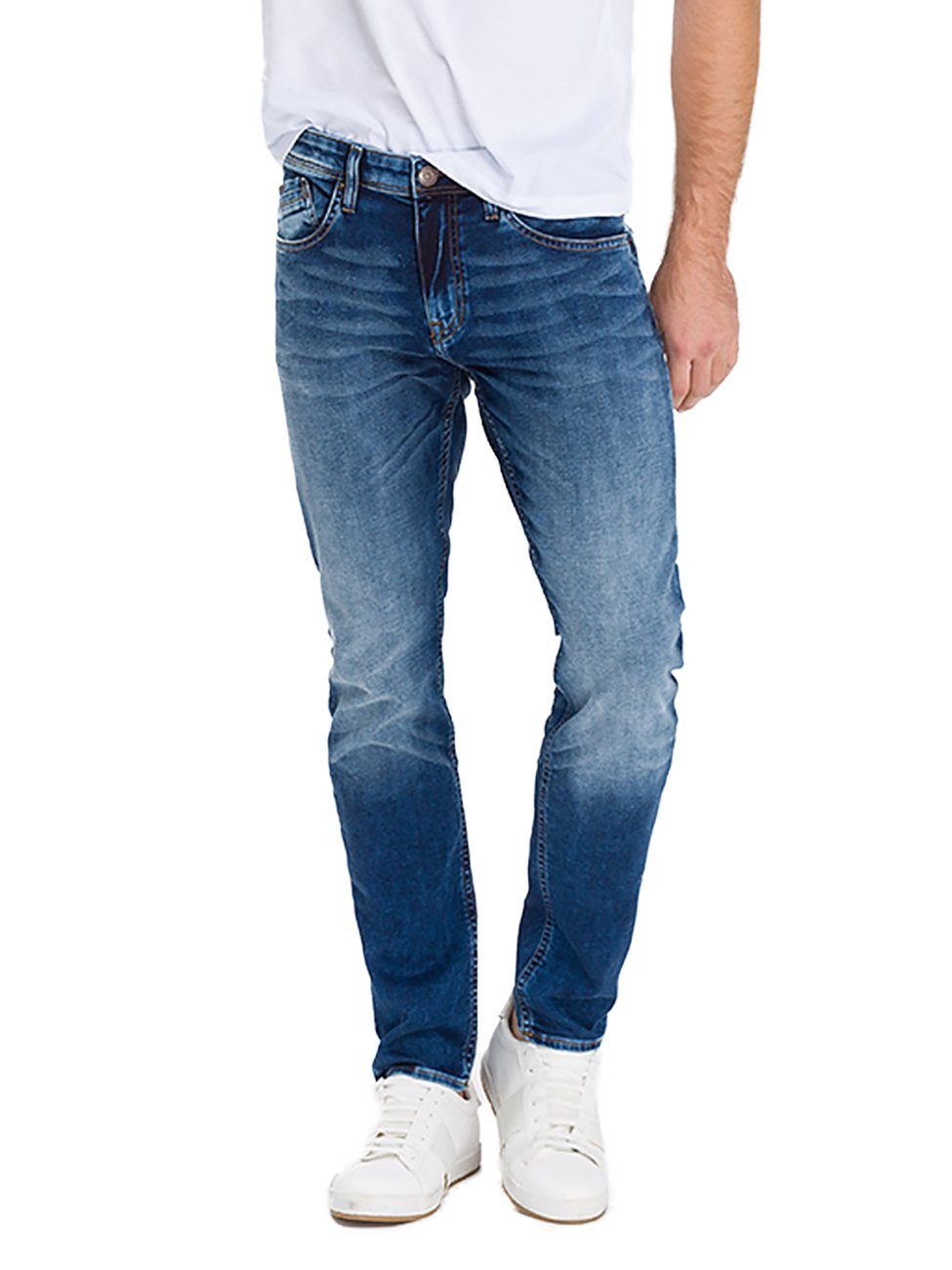 Stretch Jeanshose Slim-fit-Jeans mit Jimi CROSS JEANS®