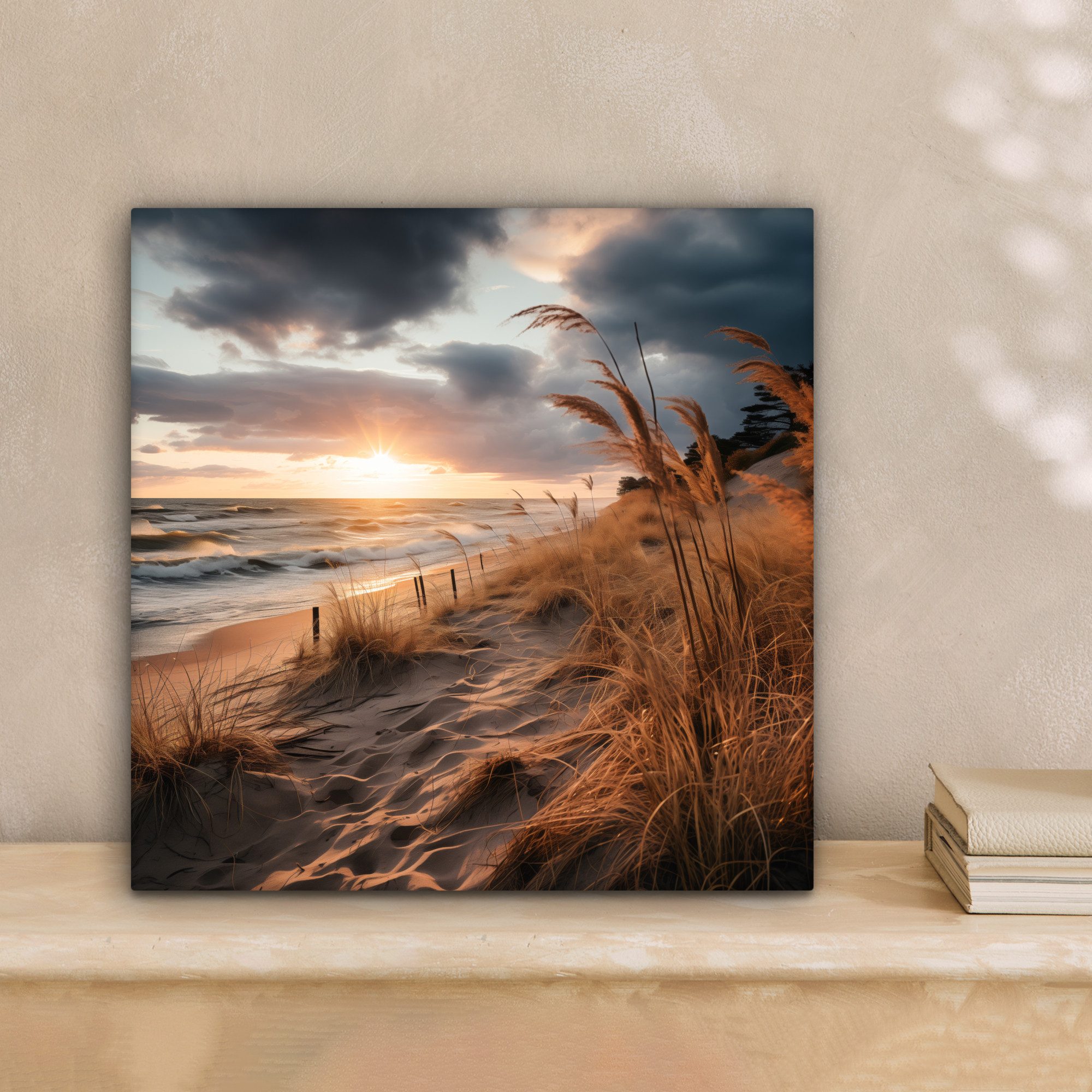OneMillionCanvasses® Leinwandbild Strand - Dünen - günstig online kaufen
