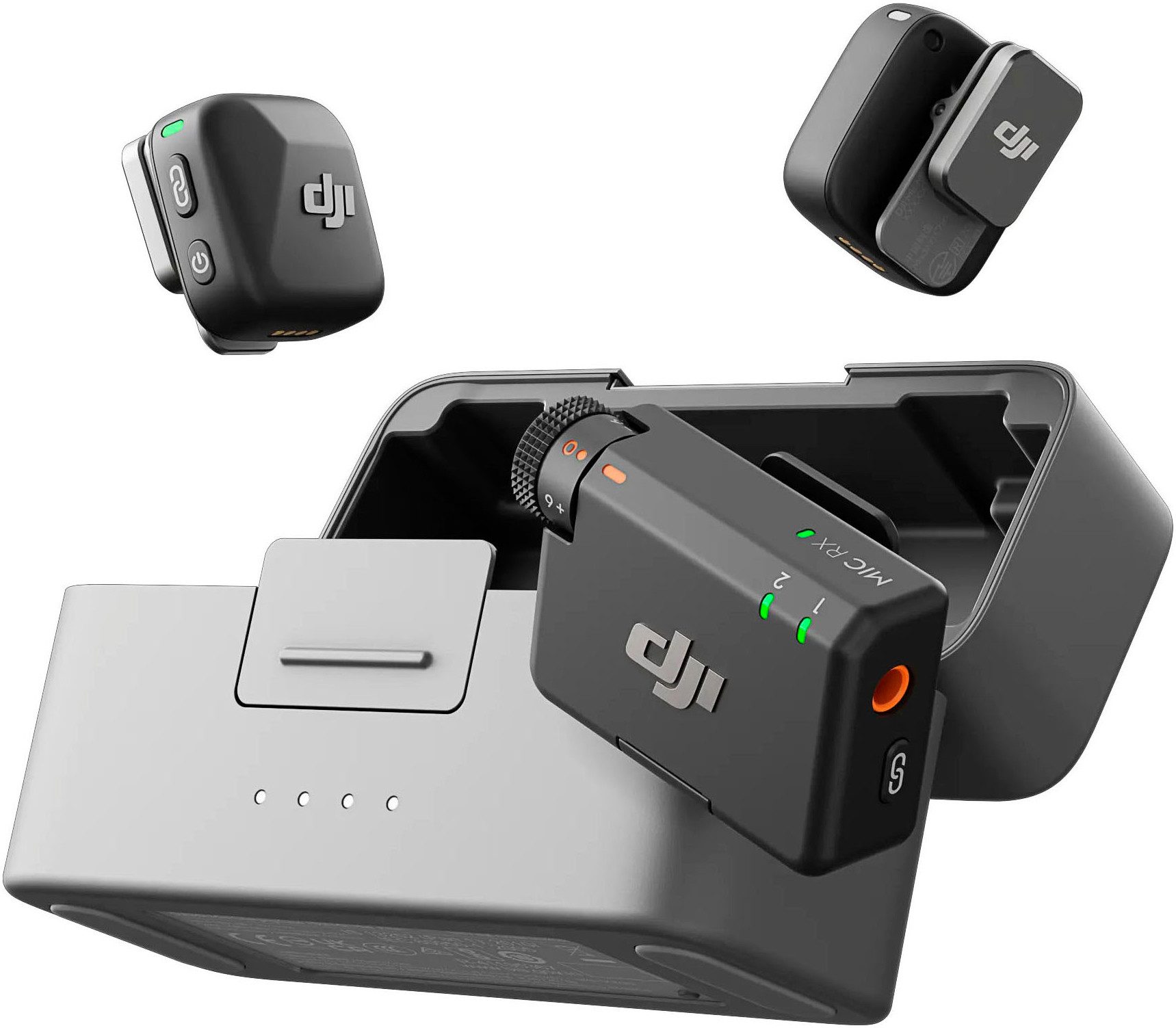 DJI Mikrofon MIC Mini (2 TX + 1 RX + Ladeschale)