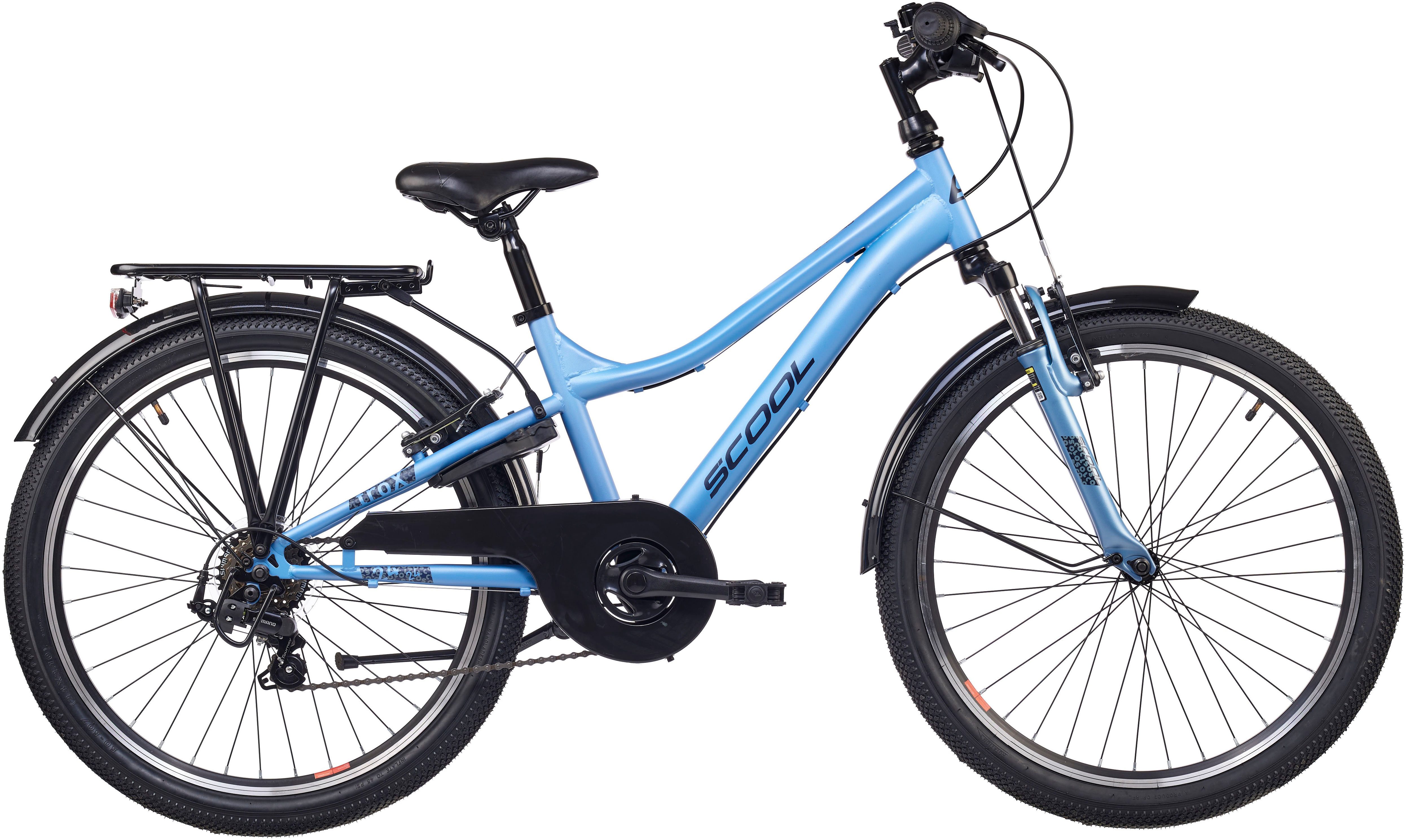 S’COOL Kinderfahrrad S'COOL troX, 6 Gang Shimano, Kettenschaltung