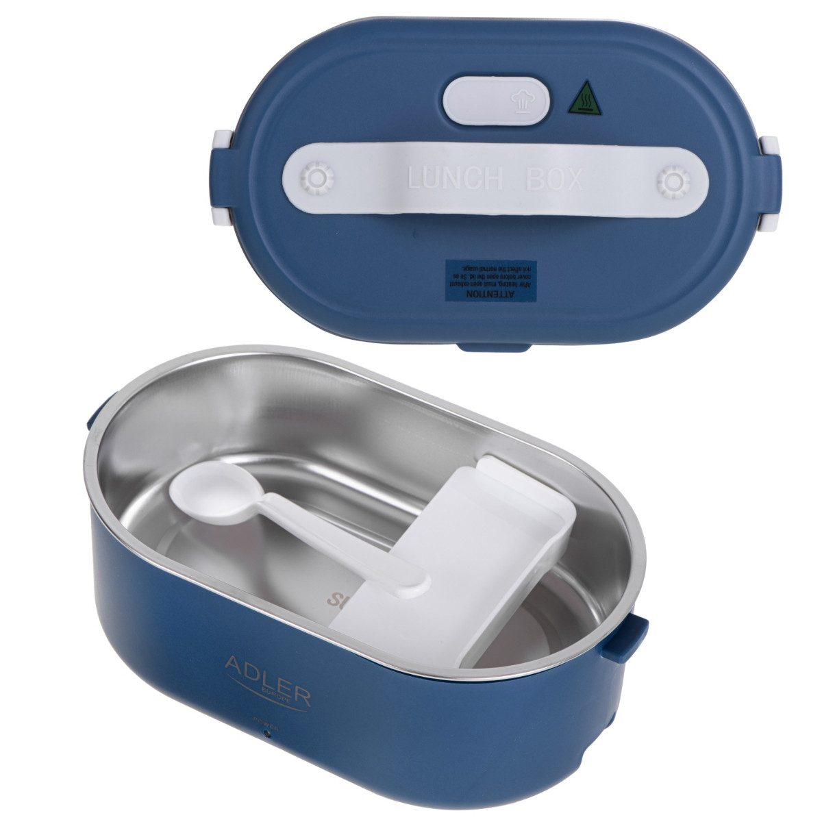 Adler Elektrische Lunchbox AD 4505, (1-tlg), mit Warmhaltefunktion & Edelstahlbehälter, 0,8 L