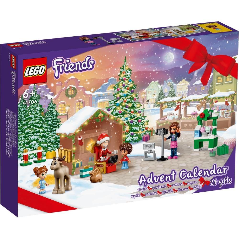 LEGO® Adventskalender Friends 2022 (41706) (312-tlg), mit Spielfiguren, Rentier, für Kinder ab 6 Jahren