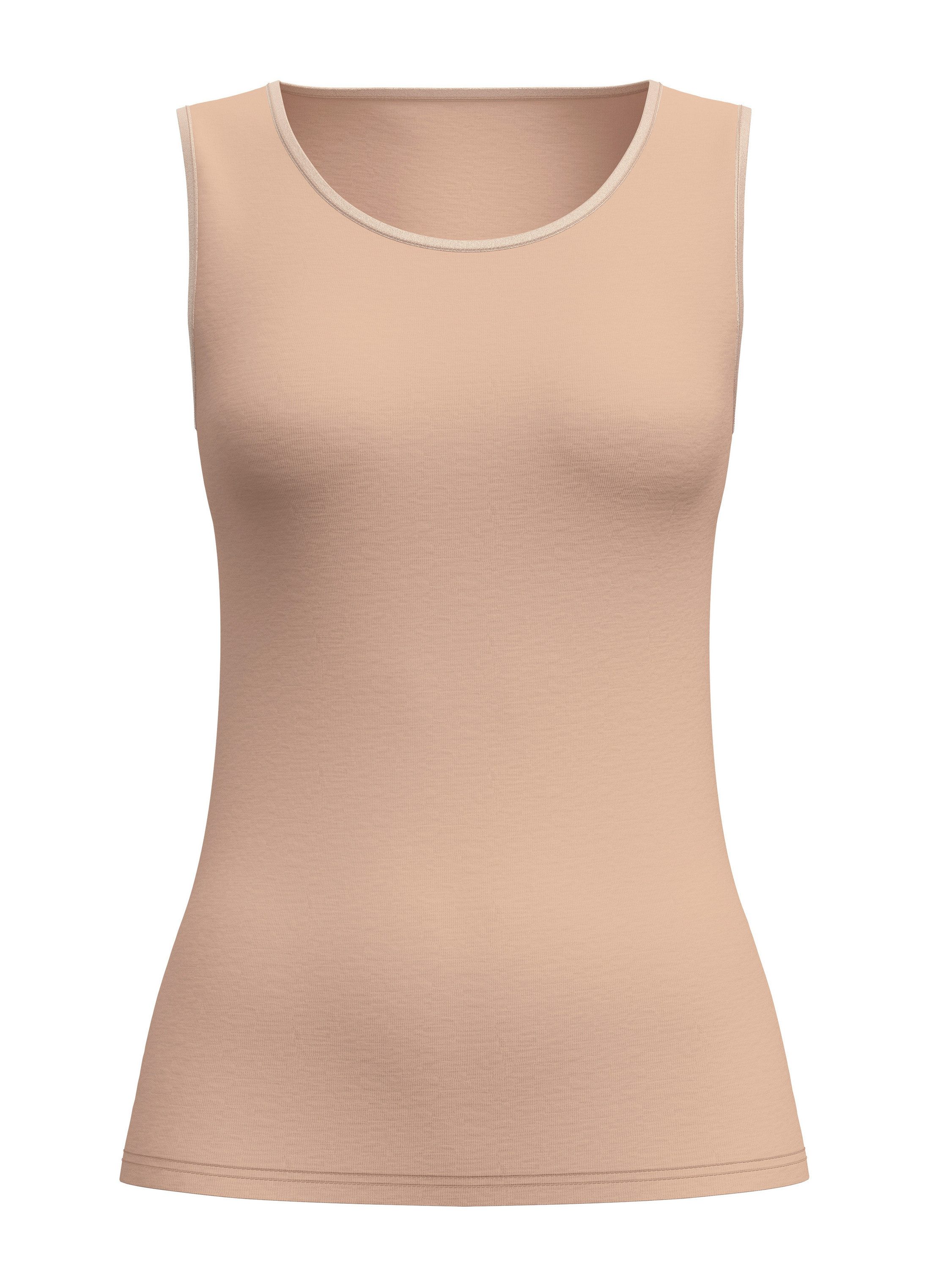 CALIDA Unterhemd True Confidence Damen (1-St) angenehm leicht und geschmeidig