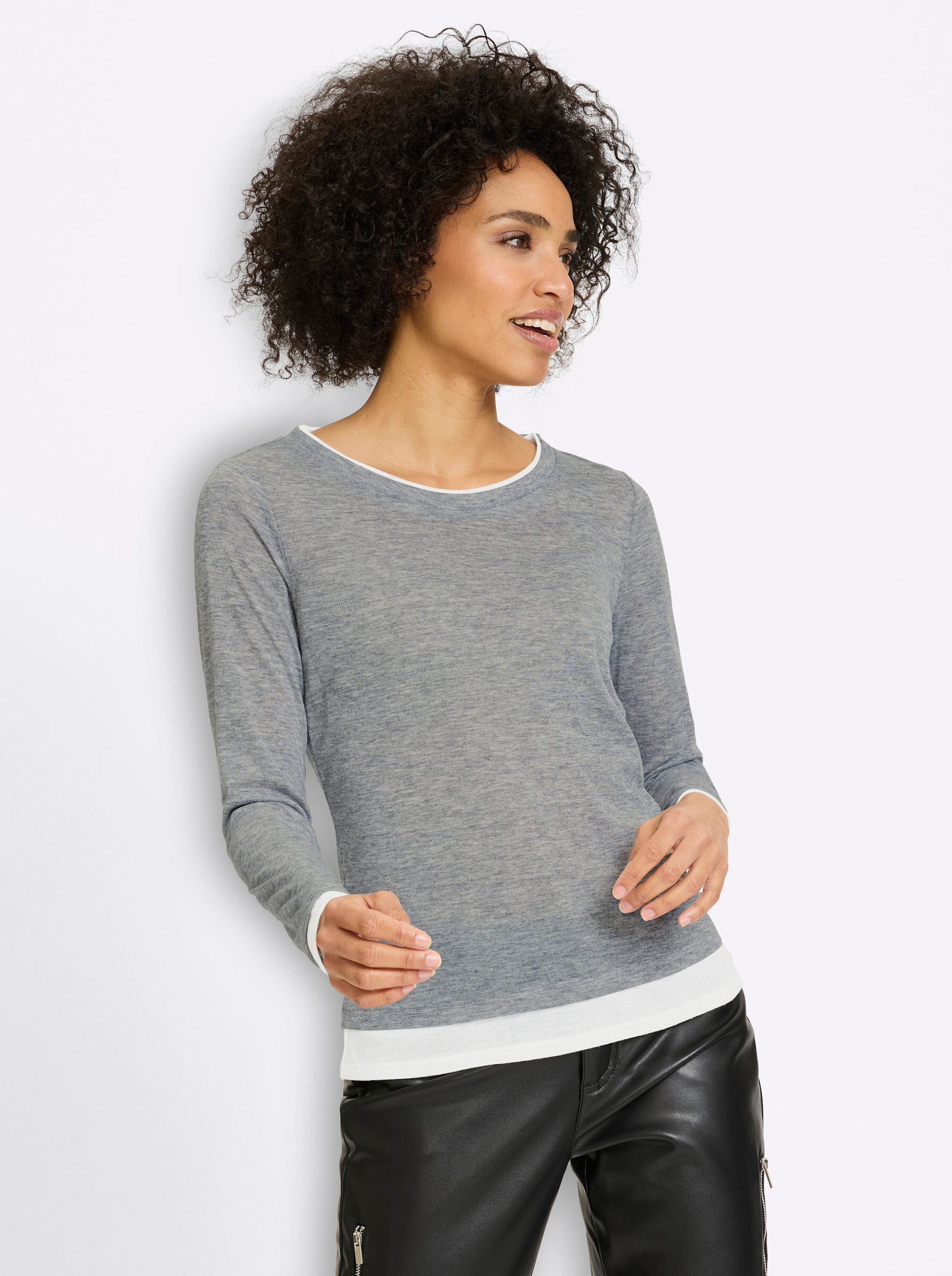 heine T-Shirt Langarm-Shirt Langarm