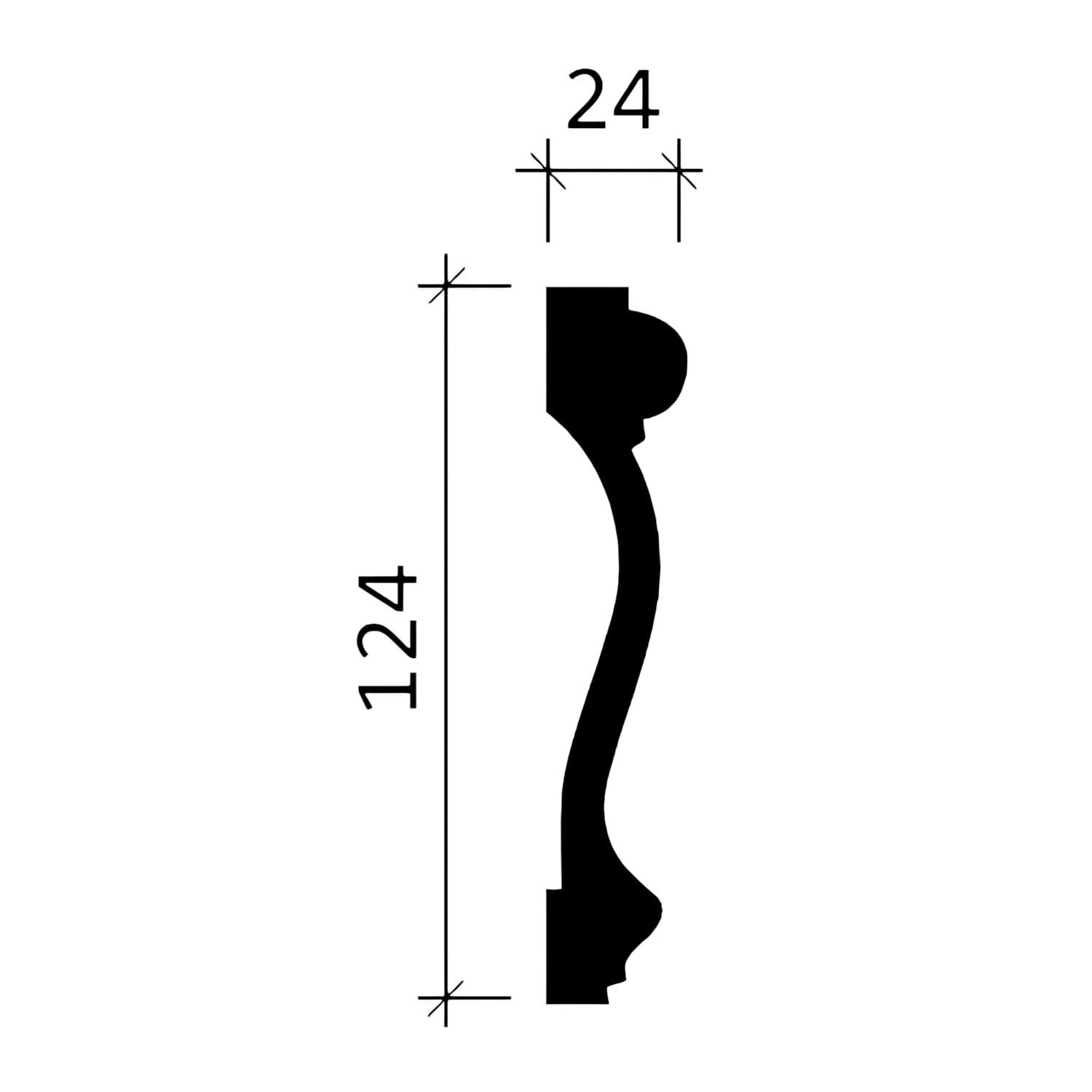 Thumbnail - Profhome Flexprofil 151367F flexible Wand- und Friesleiste Stuckleiste Zierleiste 2 m (Profilleiste, 1-St., Flexible Wan...