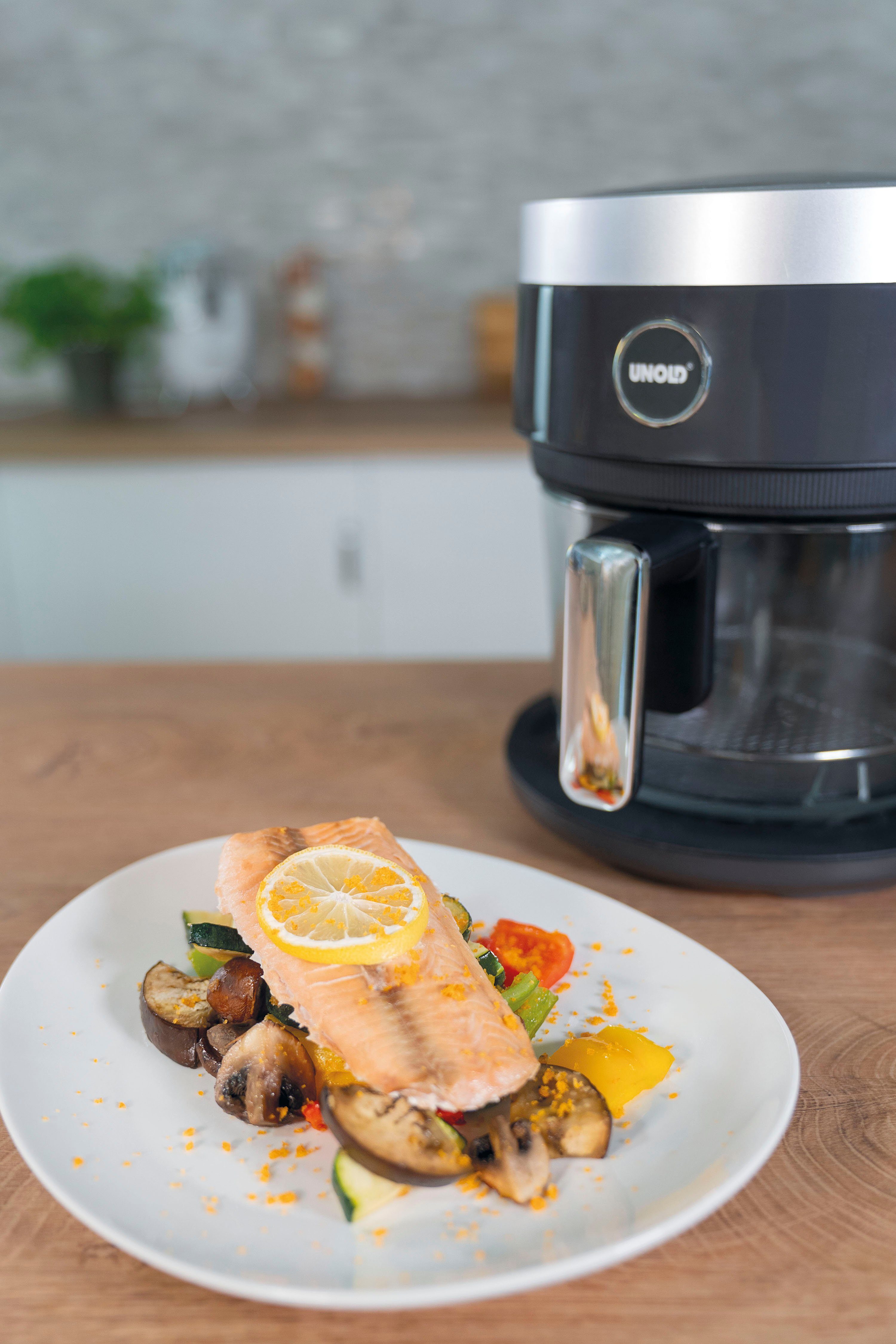 Arendo - Heißluftfritteuse XXL Mit LED Touchscreen- 12 Liter - Grill