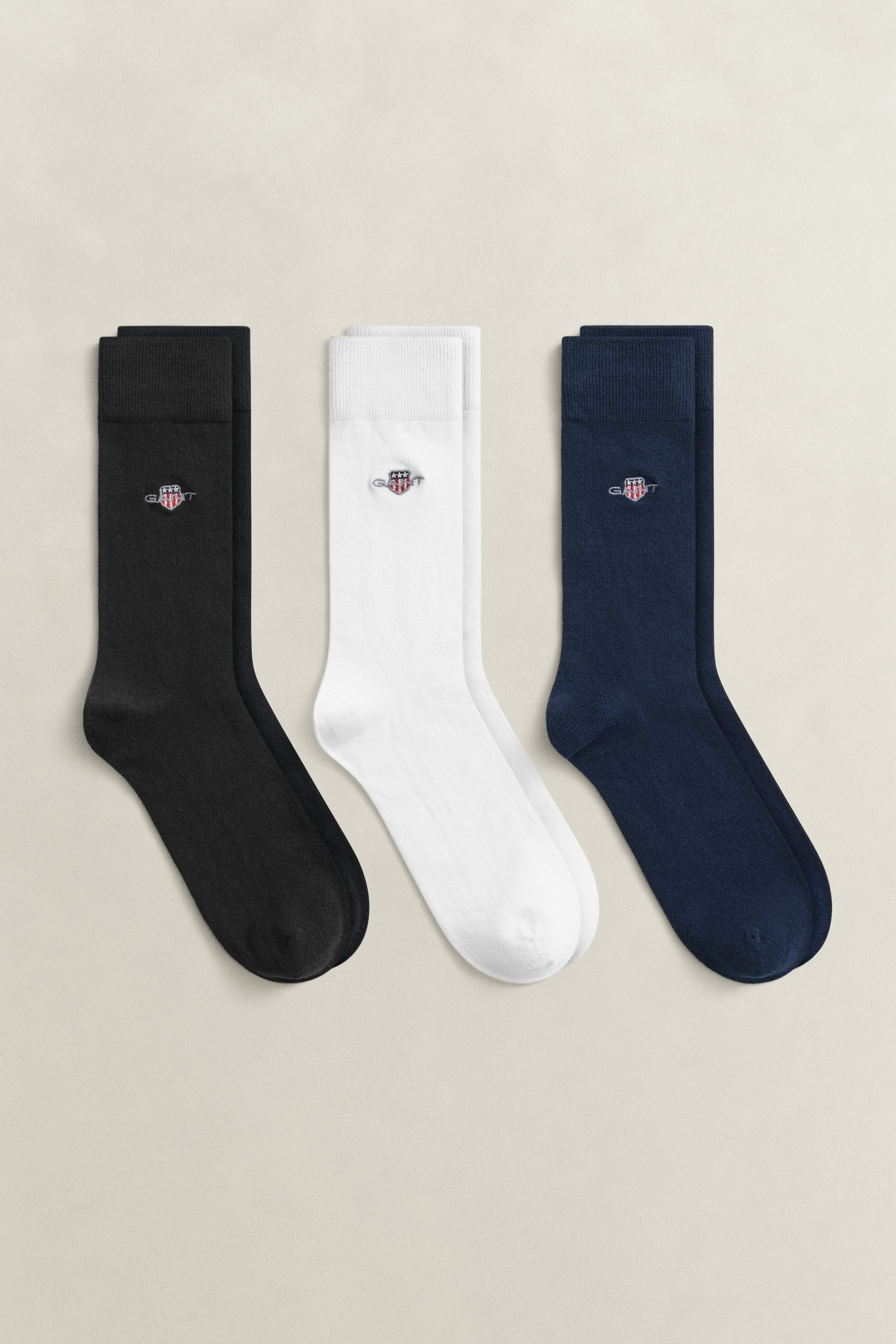 Gant Freizeitsocken SHIELD SOCKS 3-PACK (Packung, 3-Paar)