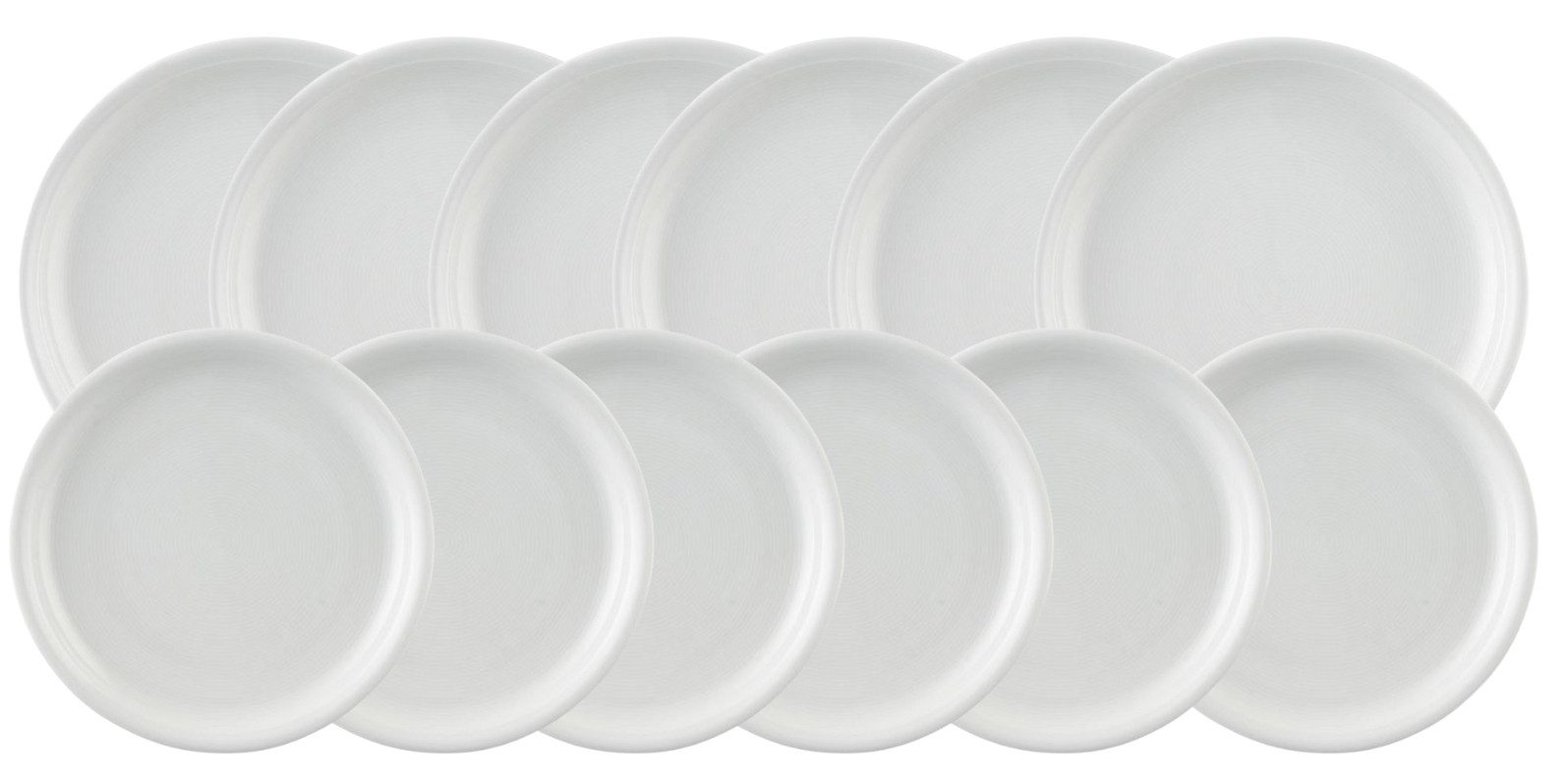 Thomas Porzellan Тарелки-Set Trend weiss Тарелкиset 12tlg, Porzellan