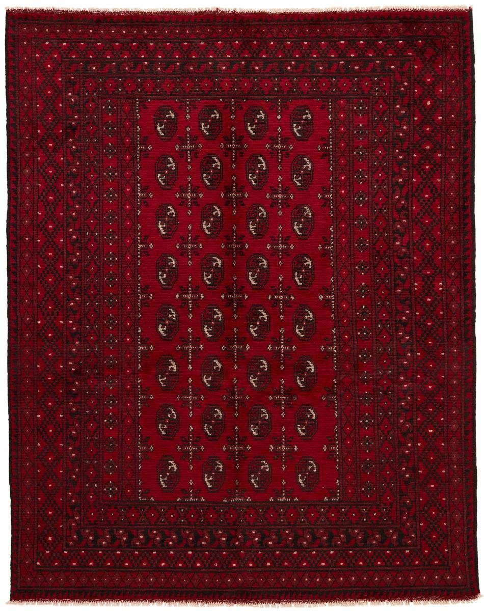 Orientteppich Afghan Akhche 150x190 Handgeknüpfter Orientteppich, Nain Trading, rechteckig, Höhe: 6 mm