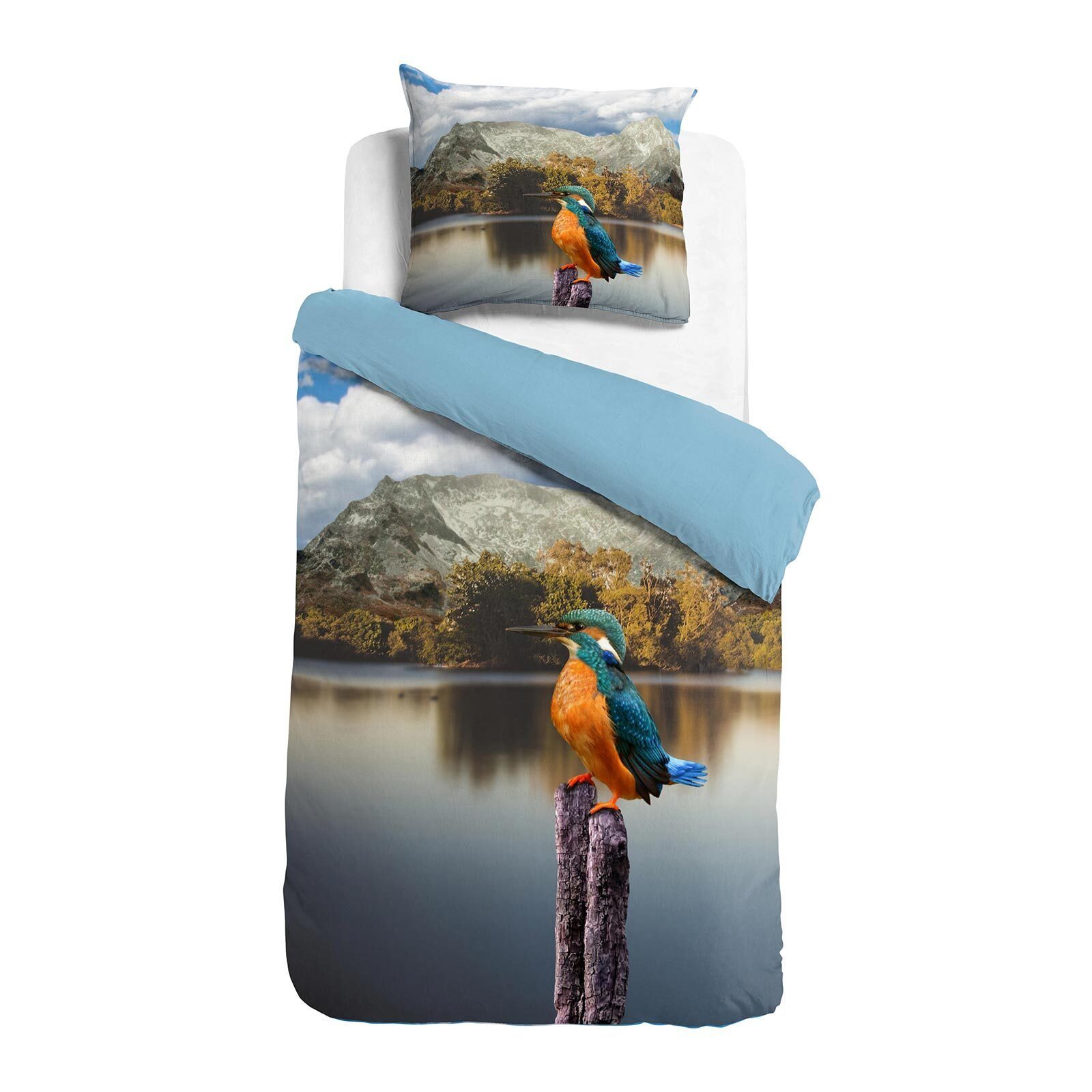 TRAUMSCHLAF Bettwäsche Eisvogel, Mako Satin, 2 günstig online kaufen