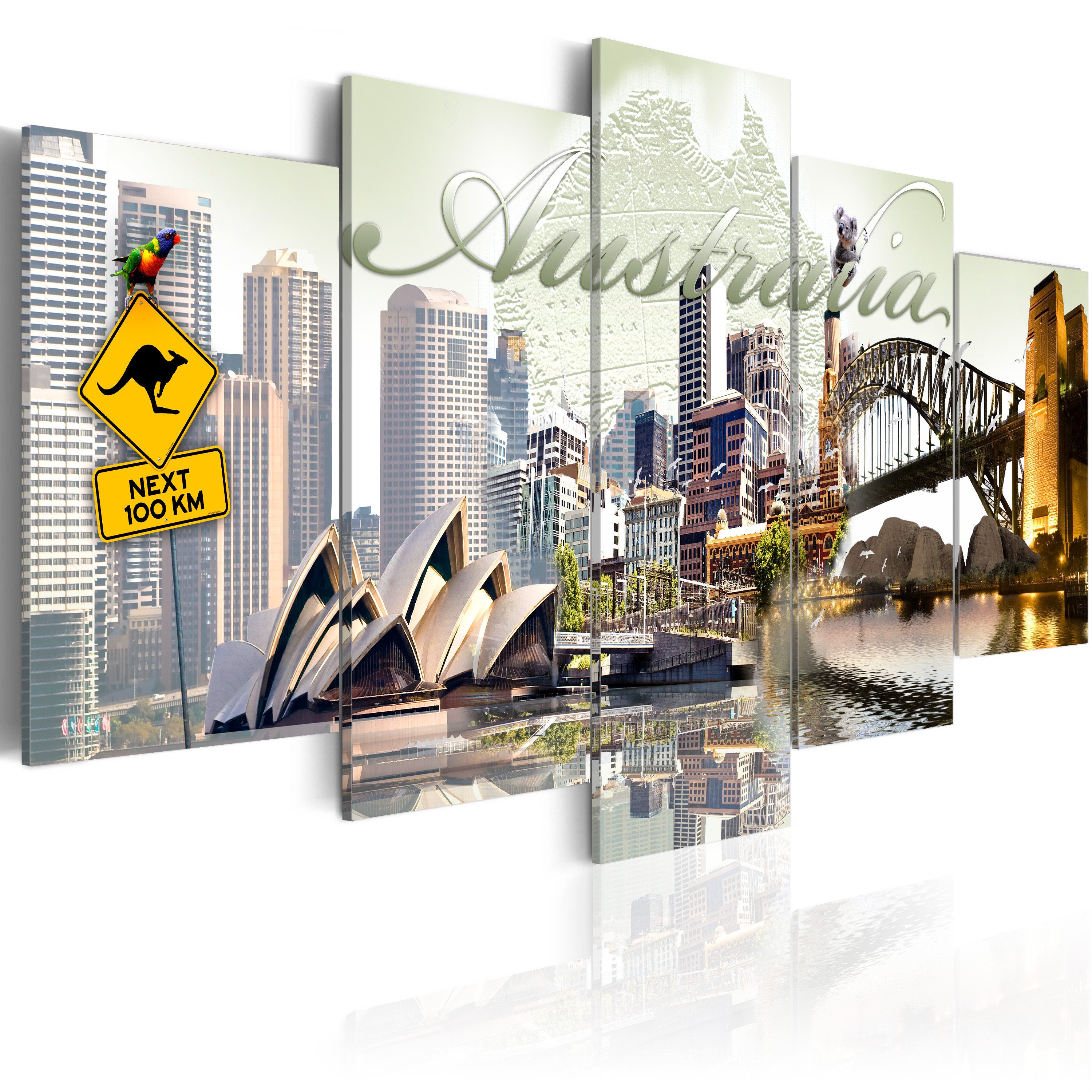 Artgeist Wandbild Welcome to Australia!
