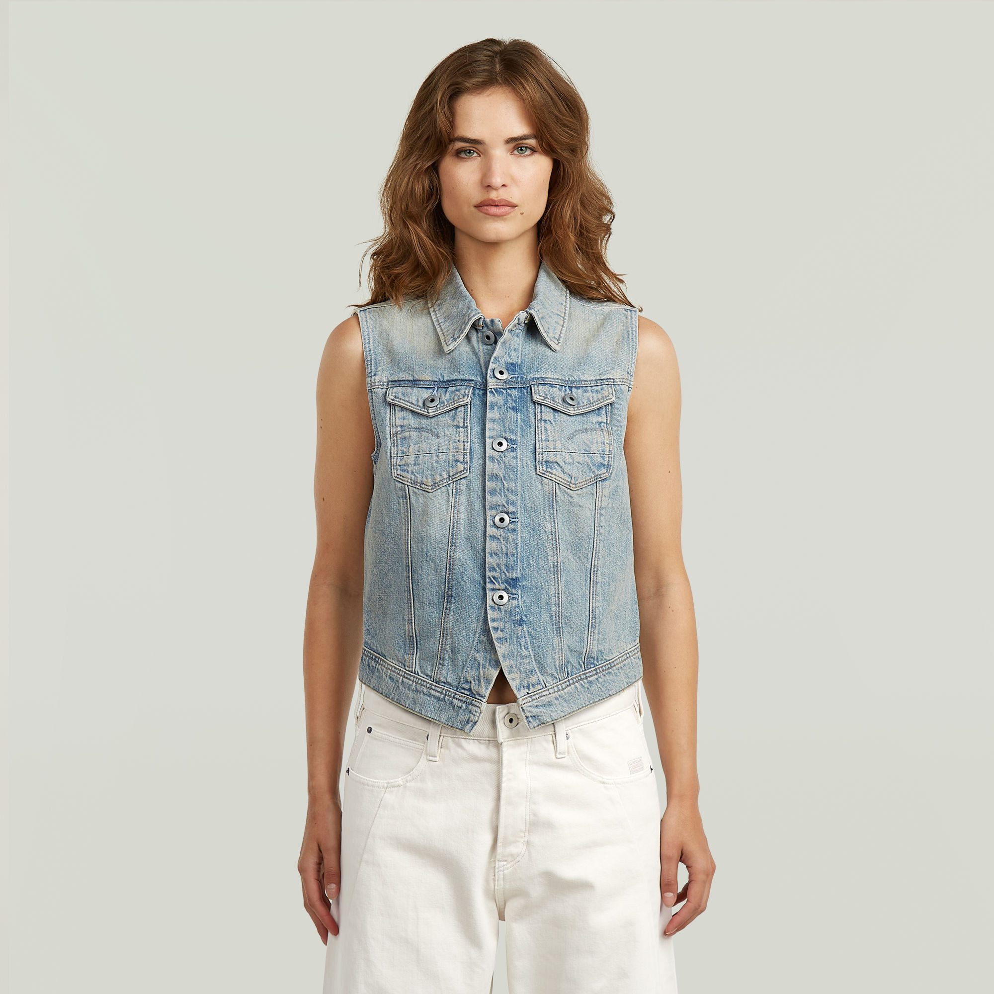 G-STAR Anorak Pitched hem slim vest wmn