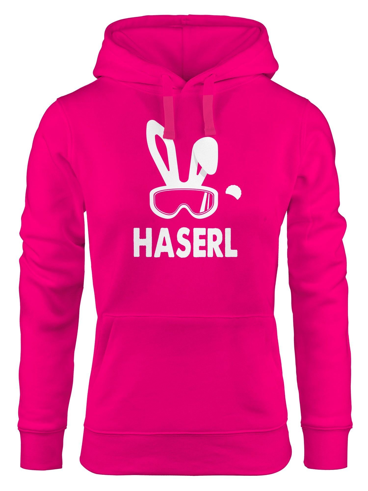 MoonWorks Hoodie Kapuzen Pullover Damen Ski-Haserl günstig online kaufen