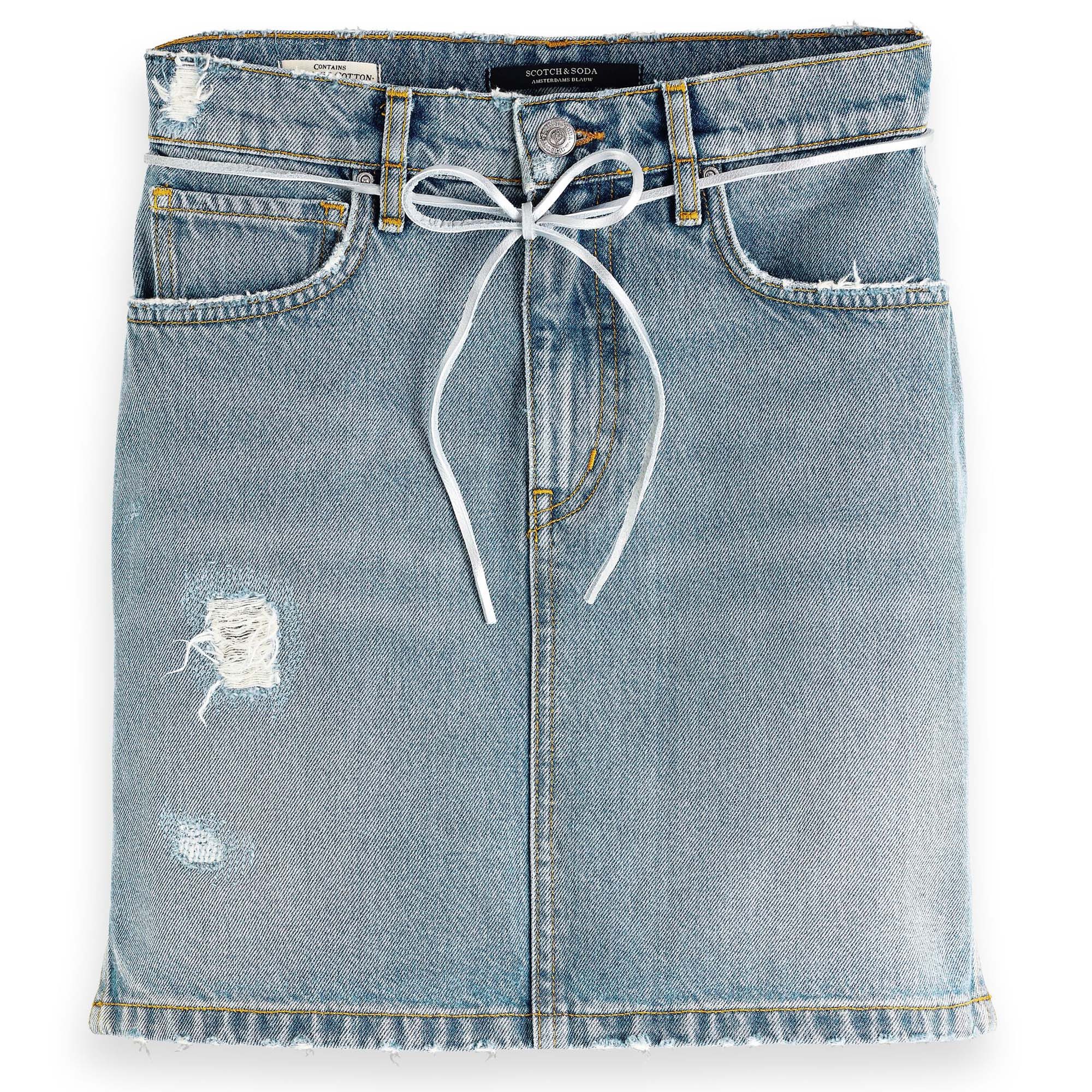 Sweatrock Maison Scotch Damen Jeansrock 151985