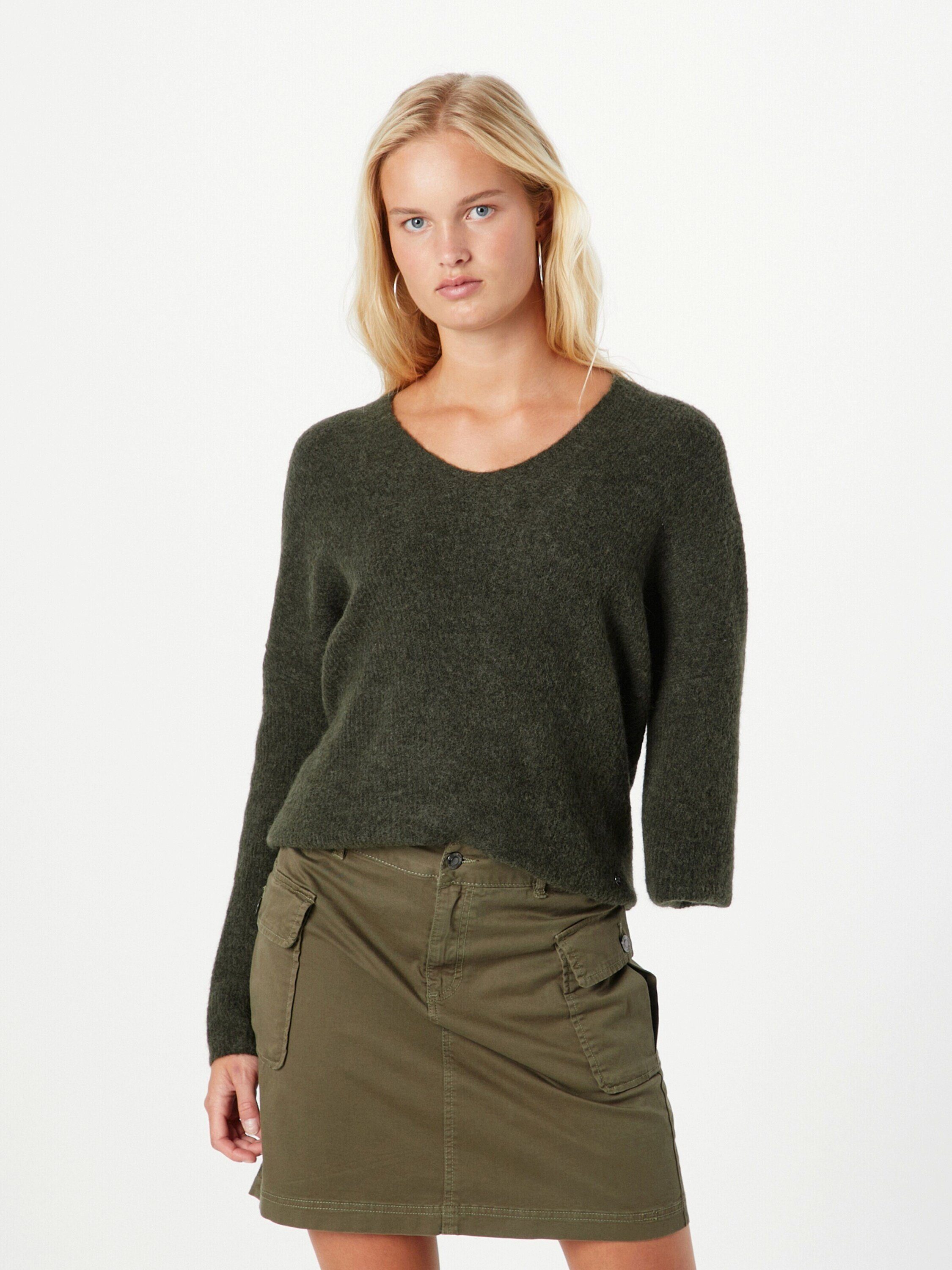 Mos Mosh V-Ausschnitt-Pullover (1-tlg) Plain/ohne Details günstig online kaufen