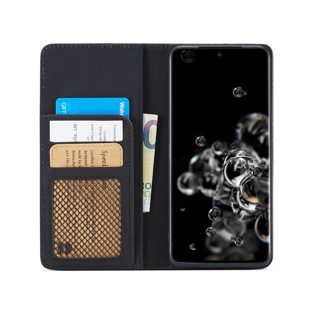 FITSU Handyhülle Handytasche für Samsung Galaxy S20 Ultra Hülle Flipcase 6,9 Zoll, Handytasche für Samsung S20 Ultra mit Kartenfächern & Magnetverschluss