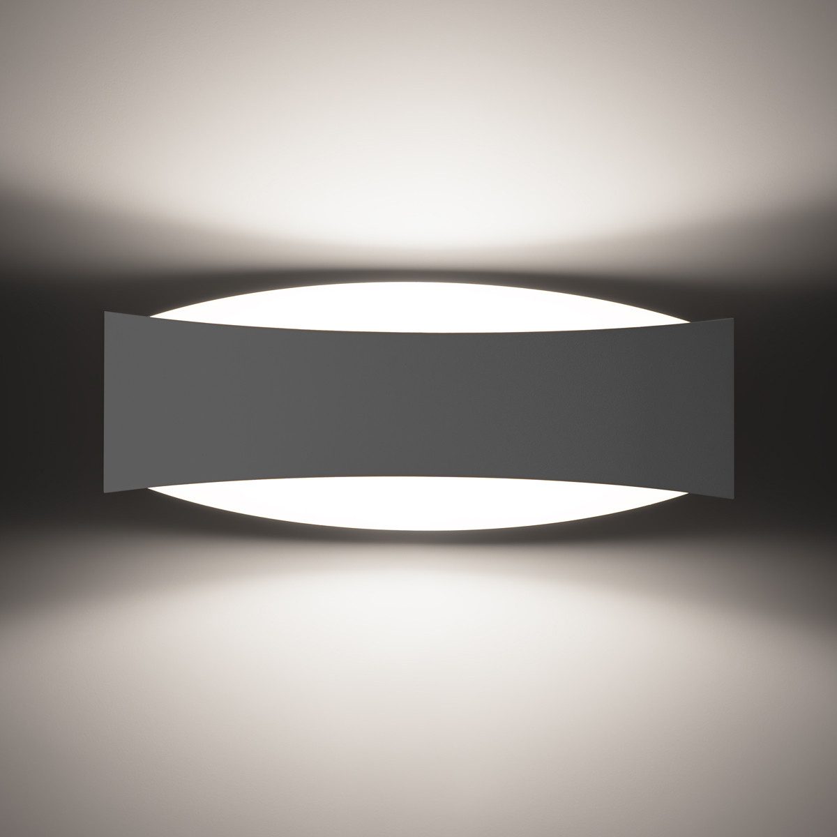 SOLLUX lighting Wandleuchte Wandleuchten Toni Weiß, Nicht enthalten