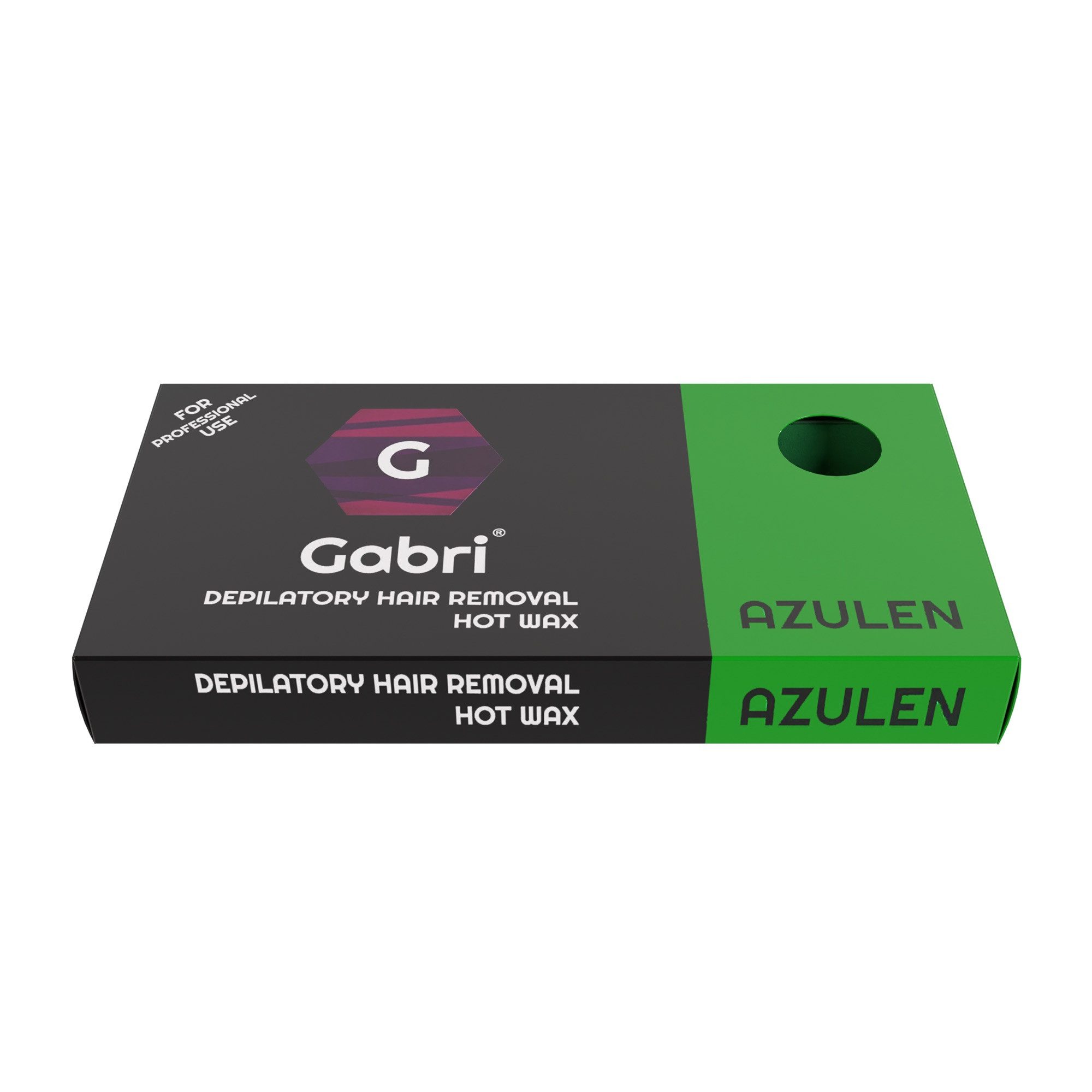 Gabri Professional Enthaarungswachs Gabri Professional - Hair Removal Hot Wax Azulen 500g