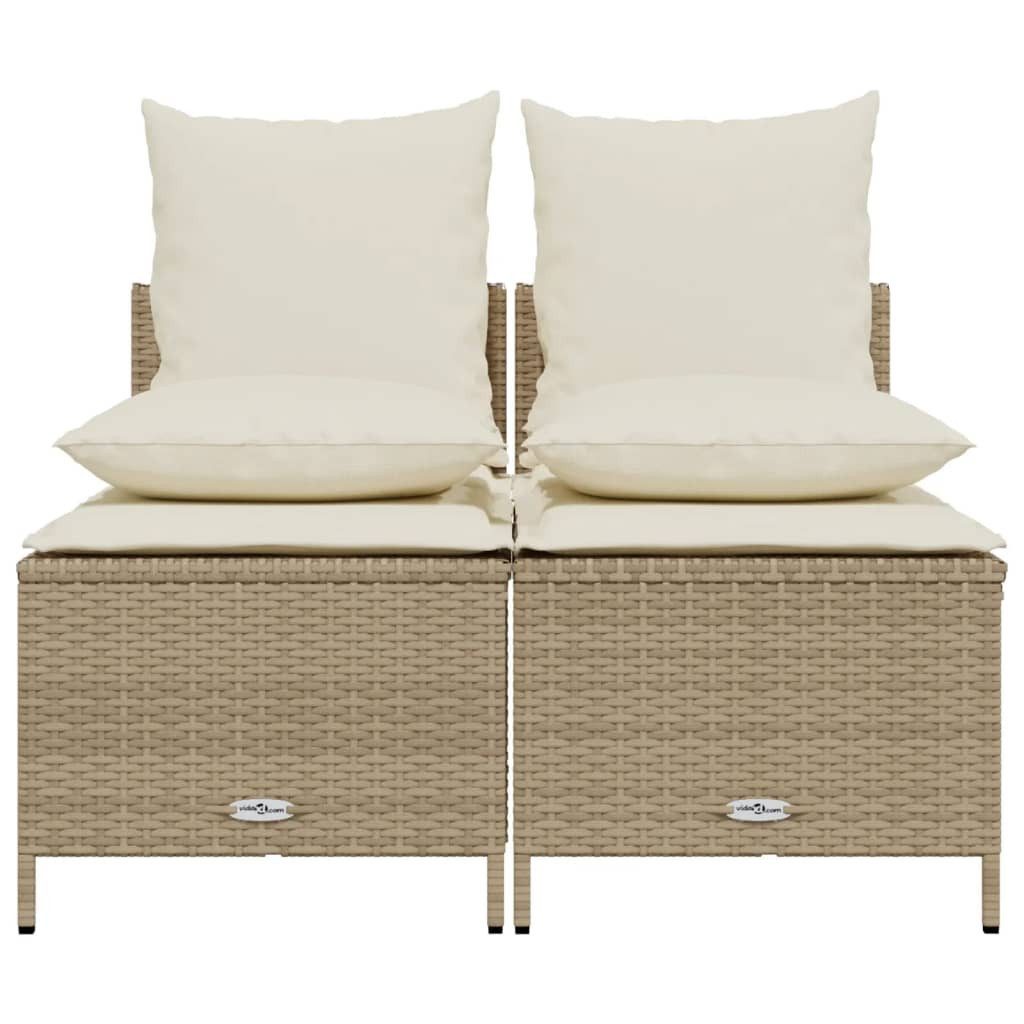 vidaXL Gartenlounge-Set 4-tlg. Garten-Sofagarnitur mit Kissen günstig online kaufen