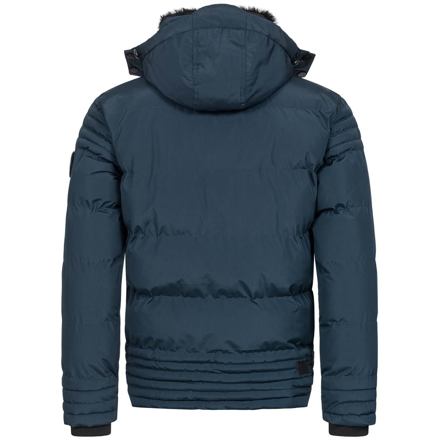Alessandro Salvarini Winterjacke ASFabiano mit warmem Teddyfell und abnehmbarer Kapuze
