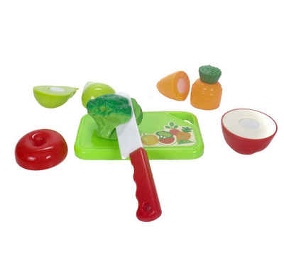 Bubble-Store Spielküche 10 teiliges Lebensmittel Küchenspielzeug, Gemüse oder Obst-Hälften Kunststoff