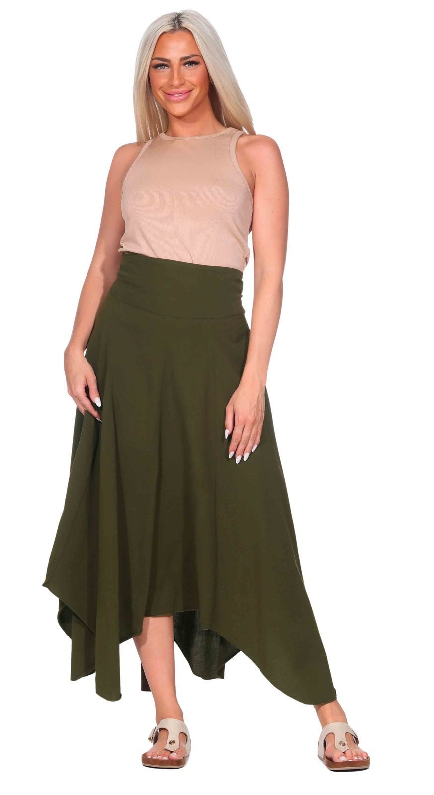 KUNST UND MAGIE Zipfelrock Zipfeliger Boho günstig online kaufen