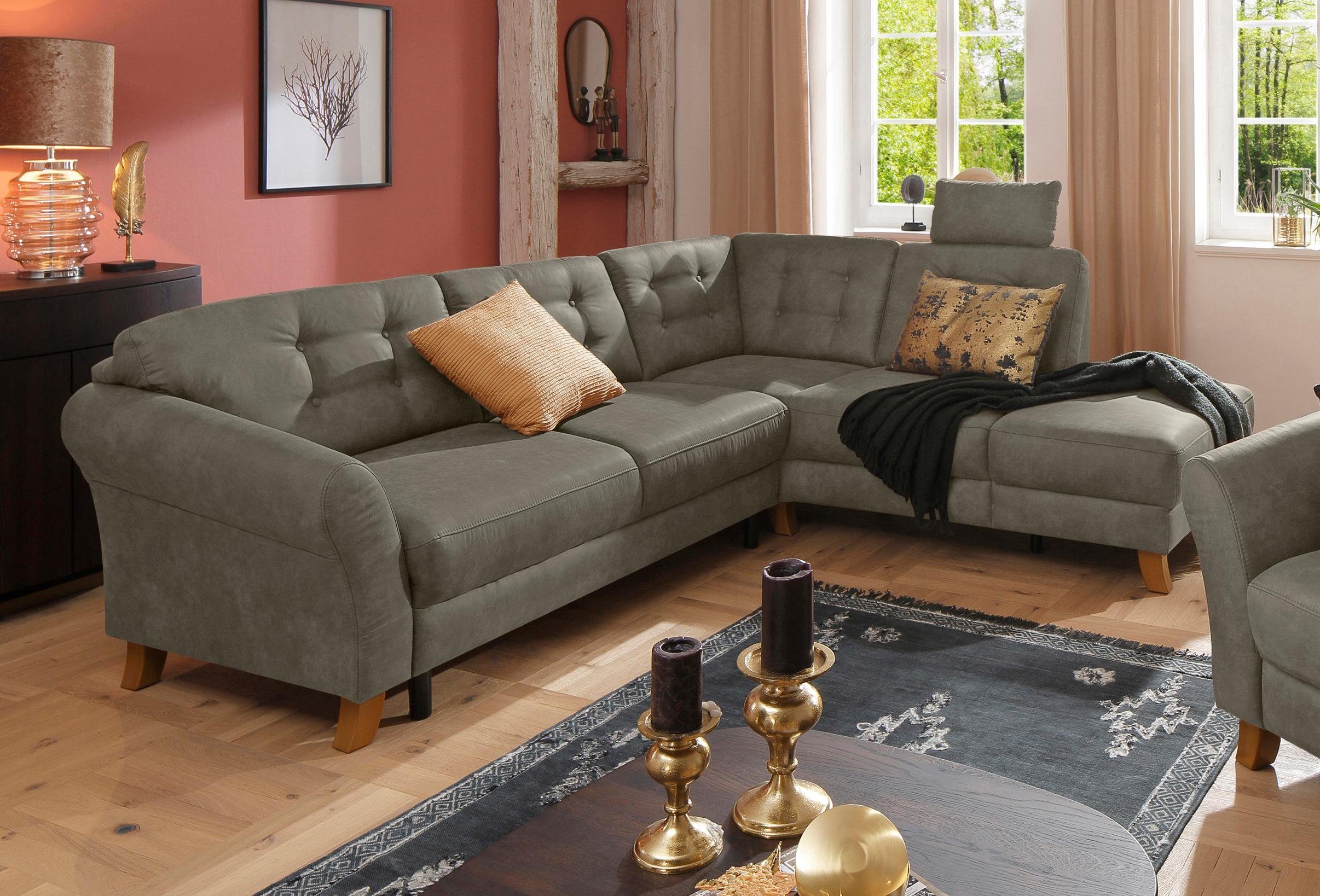 Home affaire Ecksofa Trondheim L-Form, mit günstig online kaufen