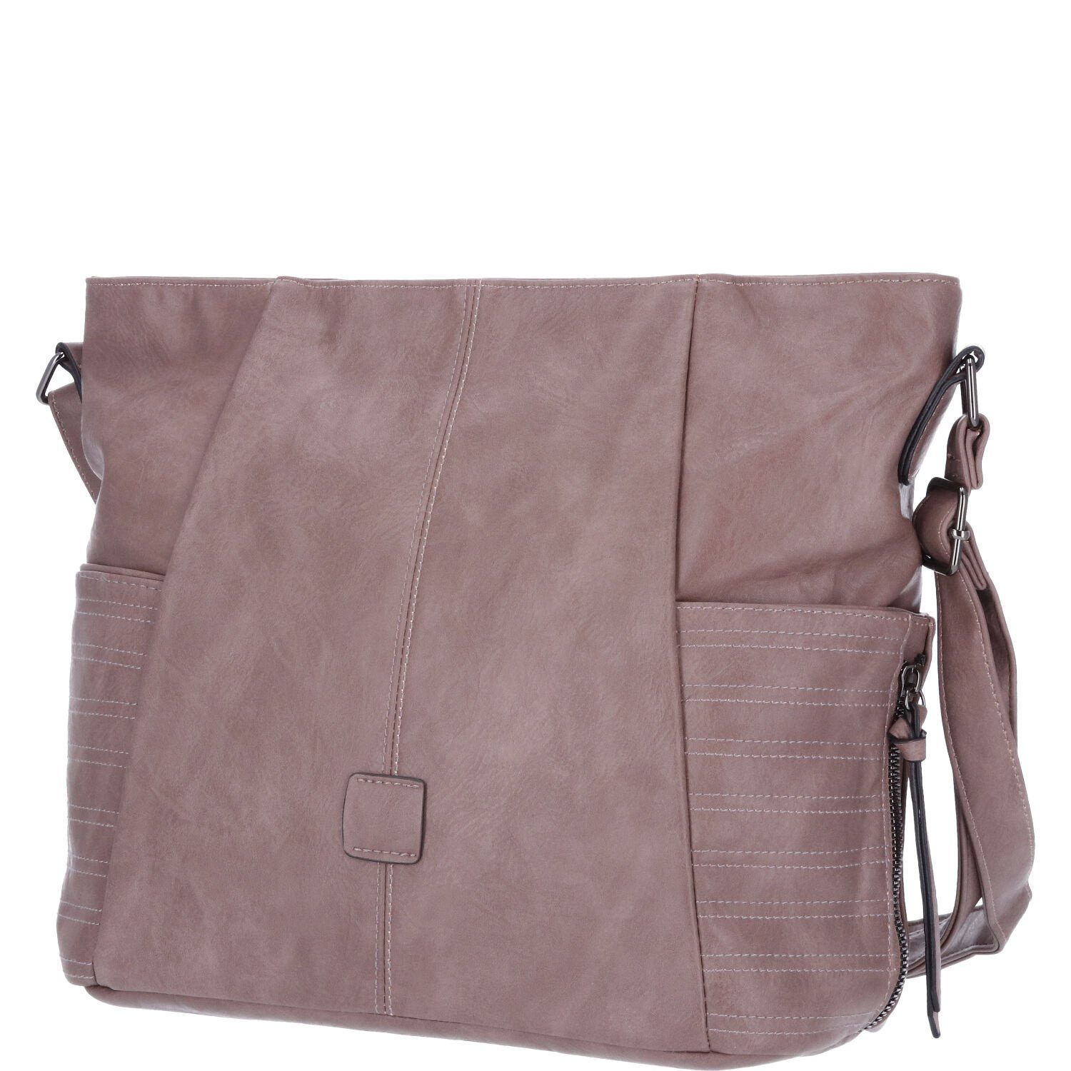 Antonio Umhängetasche Antonio Damen Handtasche Taupe günstig online kaufen