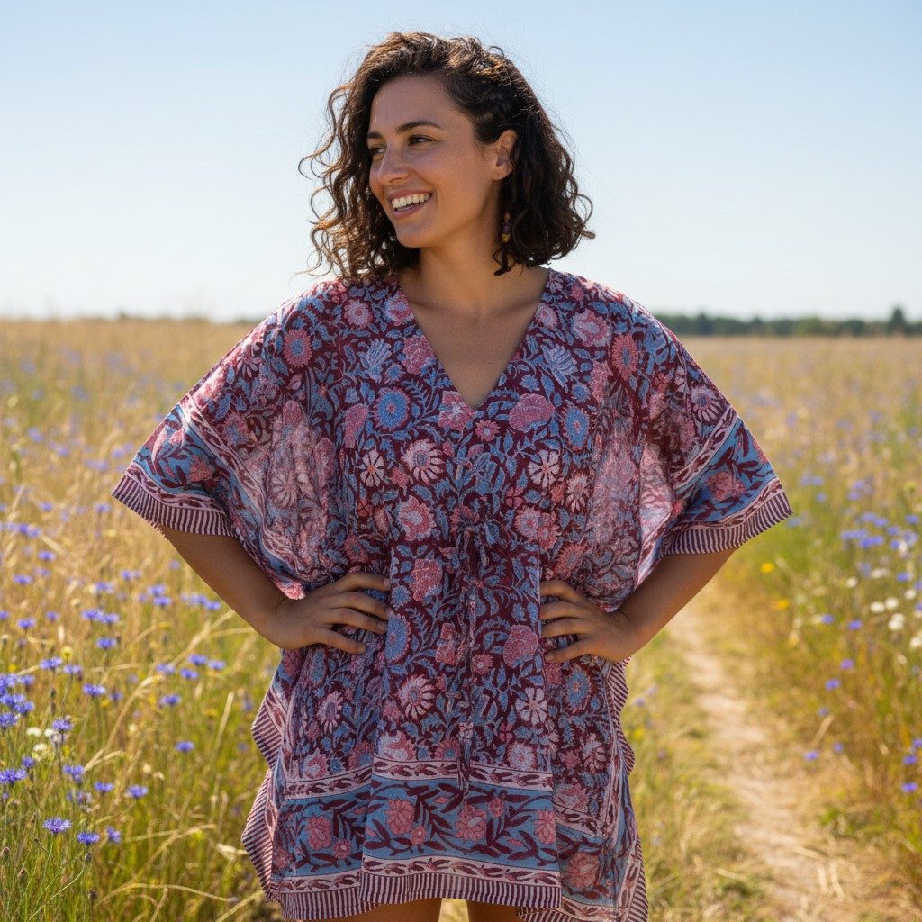 Guru-Shop Longbluse Hippie Poncho, Kaftan, Tunika, Poncho Bluse,.. alternat günstig online kaufen