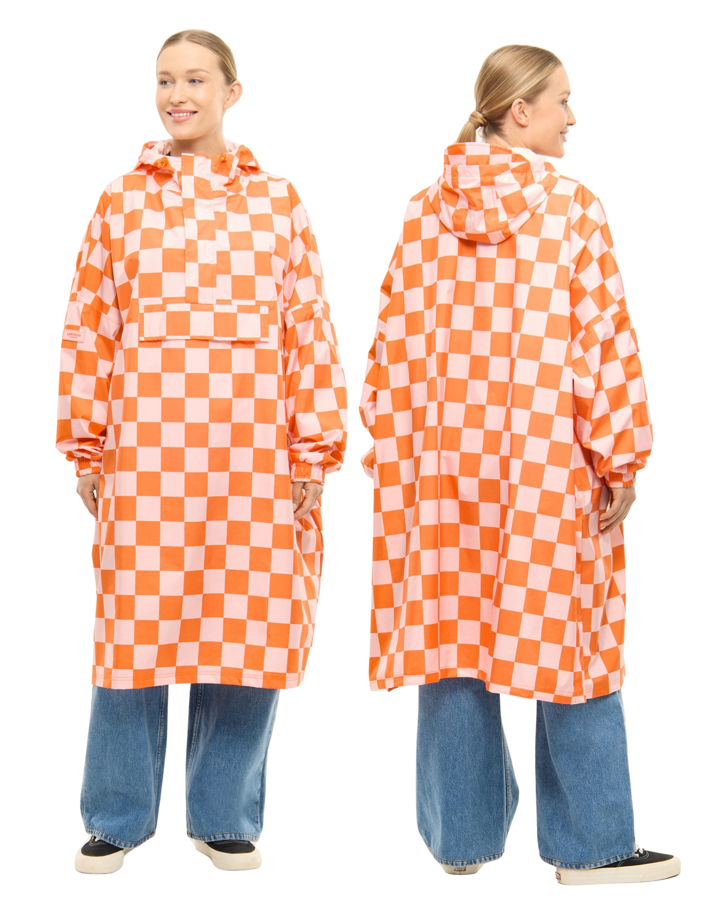 LARKSON Regenponcho Lykke Regenponcho, Wassersäule 10.000 mm (1-St) Wasserdichtes Regencape mit verschweißten Nähten