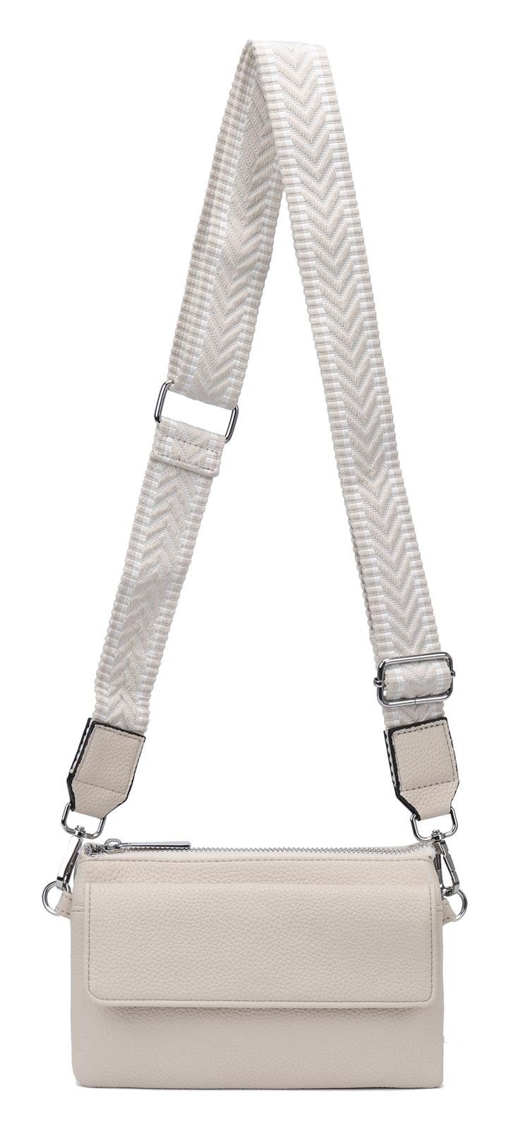 ITALYSHOP24 Geldbörse Damen Umhängetasche CrossBody Brieftasche günstig online kaufen