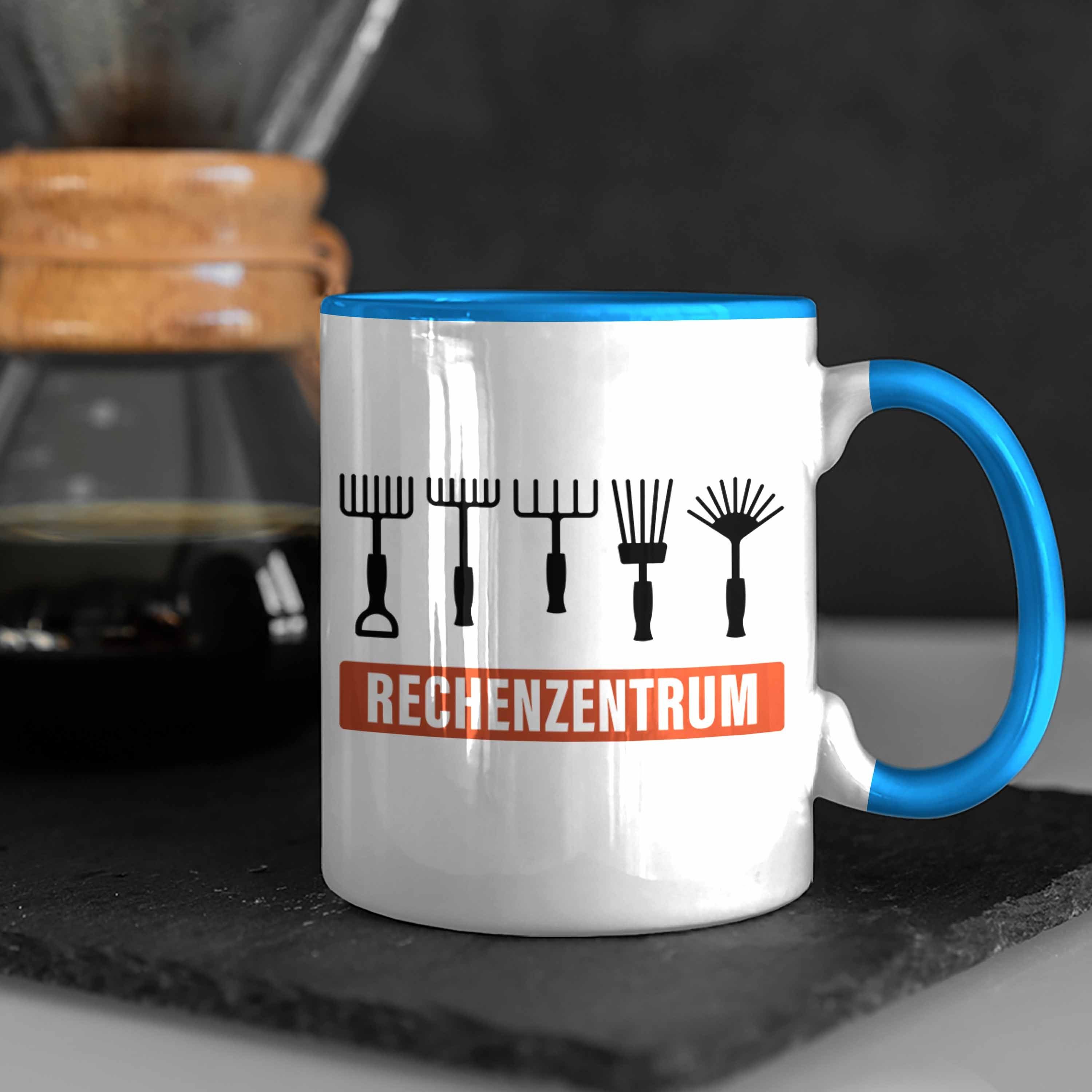 mit Hobbygärtner Rechenzentrum Tasse Tasse Blau Geschenk Trendation Lustig Gärtner Trendation Garten - Spruch