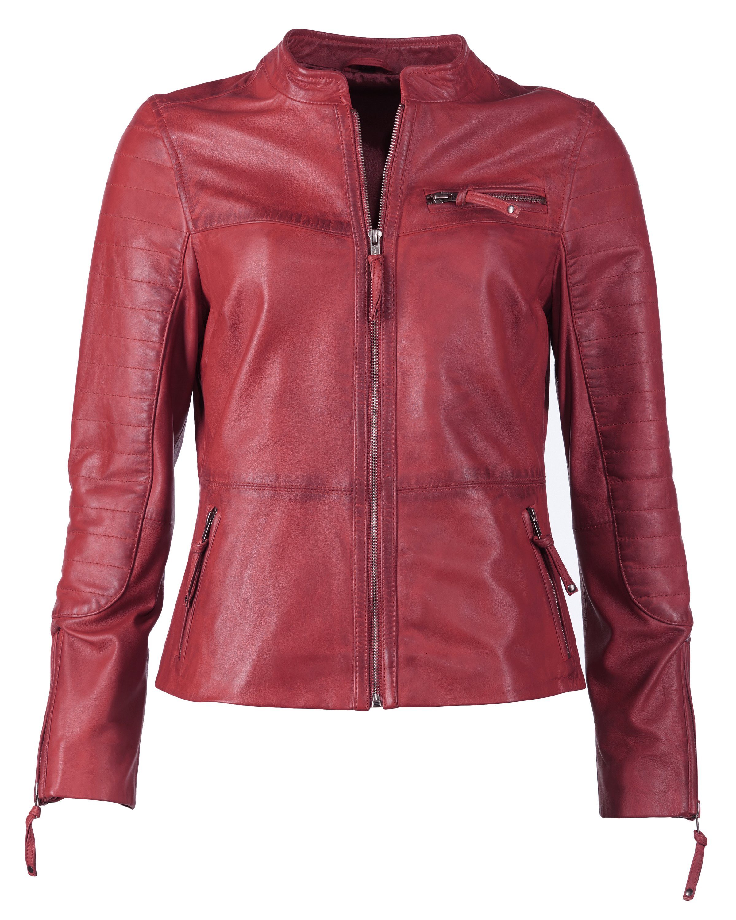 JCC Bikerjacke DI-002 red | Übergangsjacken