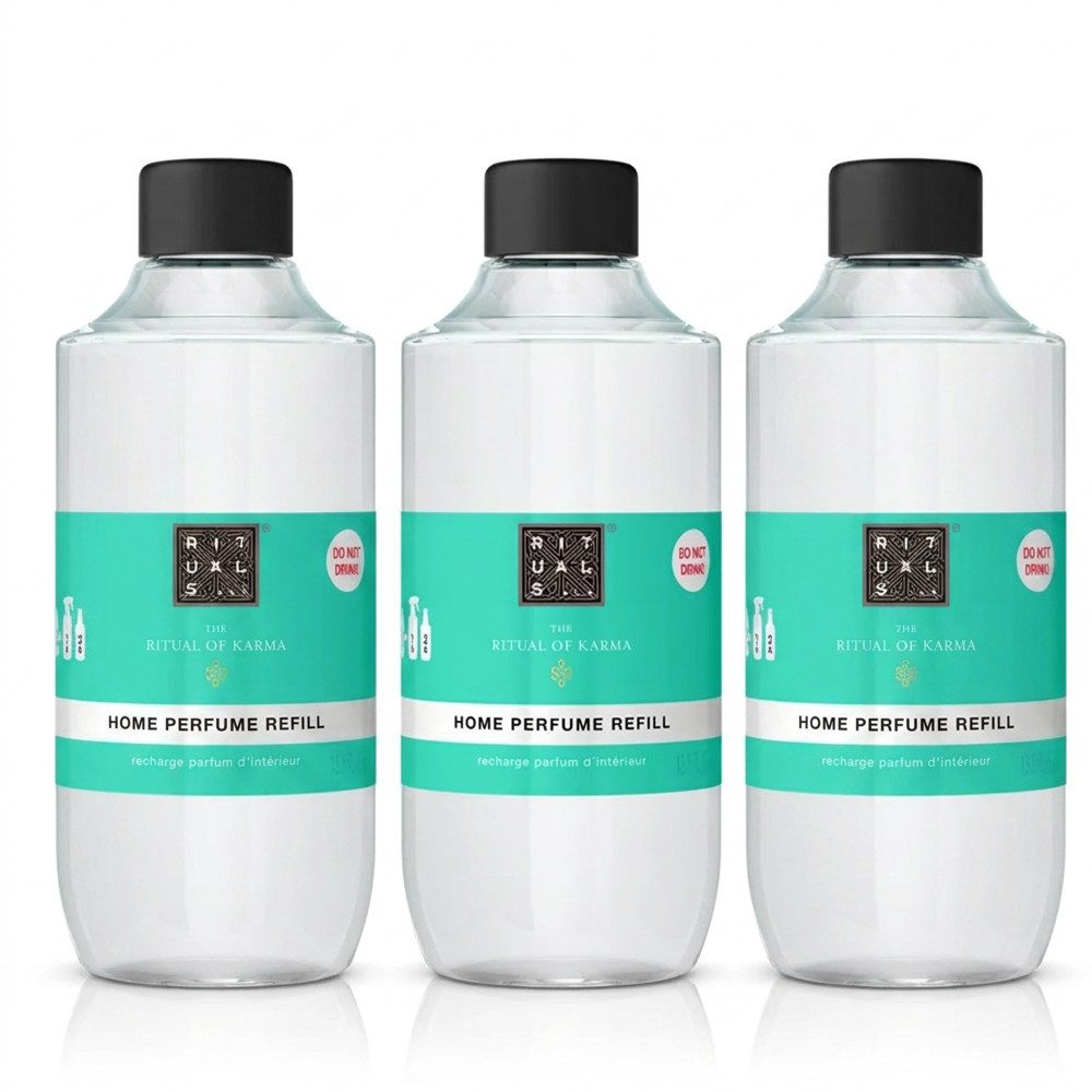 Rituals Raumduft Rituals The Ritual of Karma Refill Home Perfume 3er Set (Vorteilspack mit drei Nachfüllflaschen für Raumduft, 1-St)