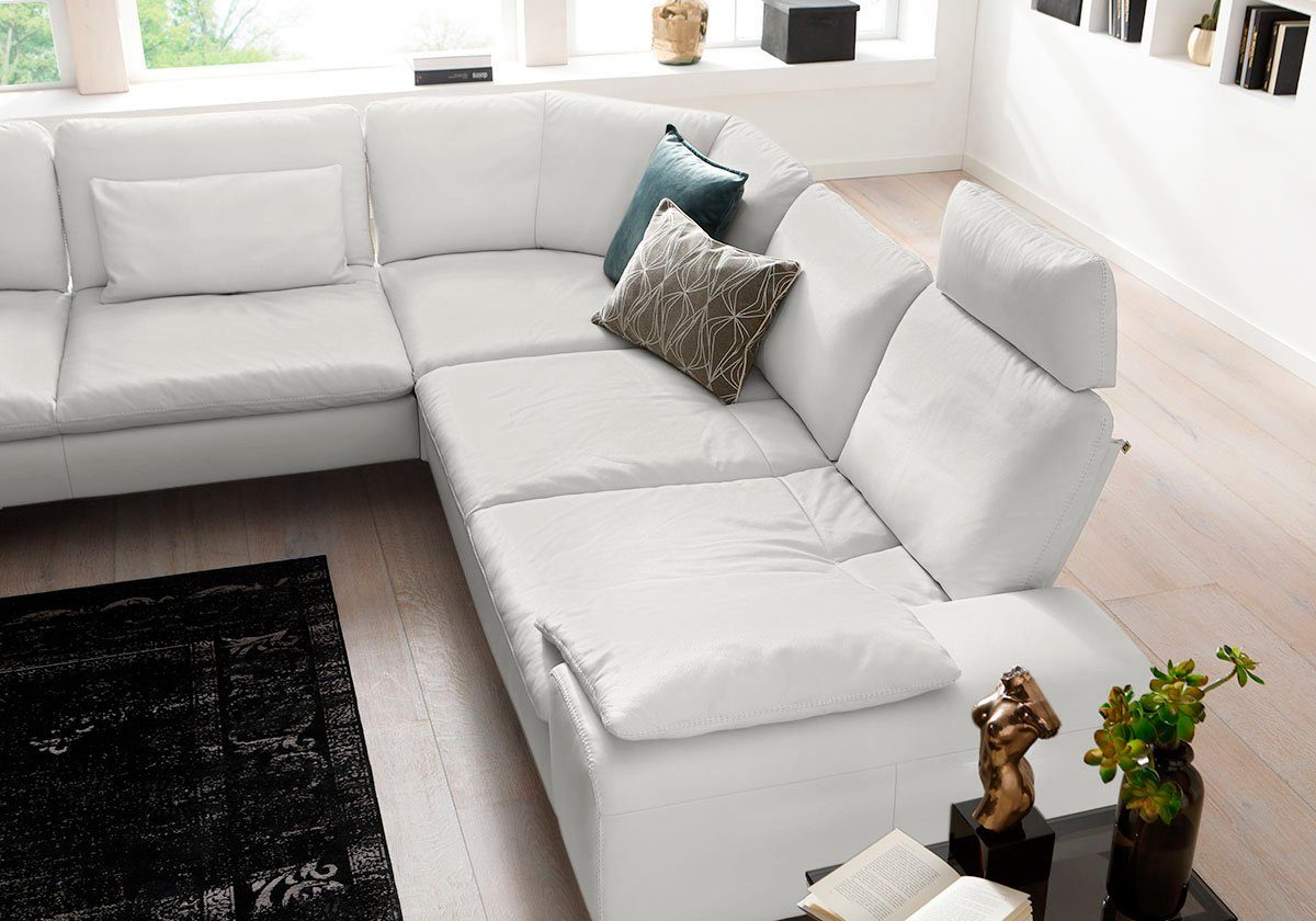 W.SCHILLIG Ecksofa valentinoo, Designsofa, elegant und bequem, L-Form, Set, mit Sitztiefenverstellung, Breite 318 cm