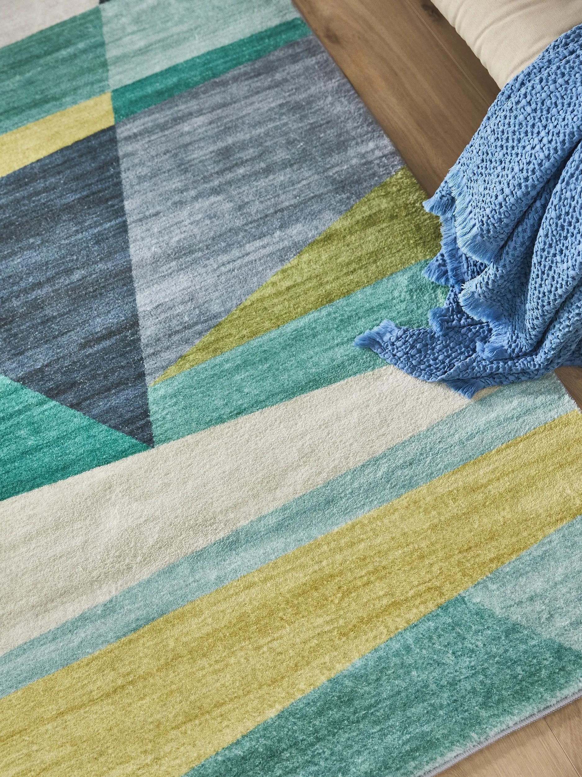 benuta Teppich Mara, rechteckig, Höhe: 6 mm, Kunstfaser, Berber, Ethno-Style, Wohnzimmer