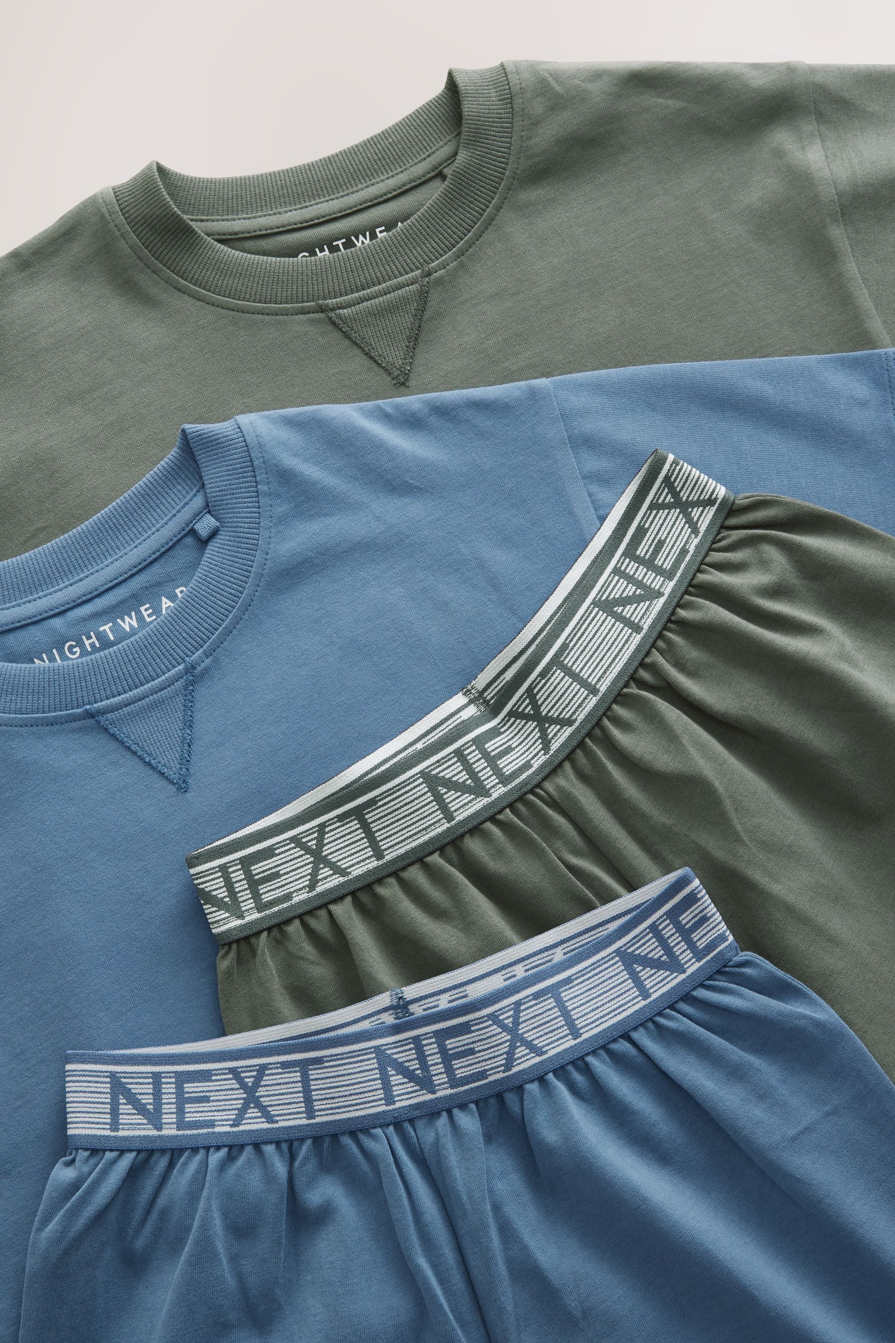 Next Pyjama 2er-Pack kurze Schlafanzüge aus 100 % Baumwolle (4 tlg)